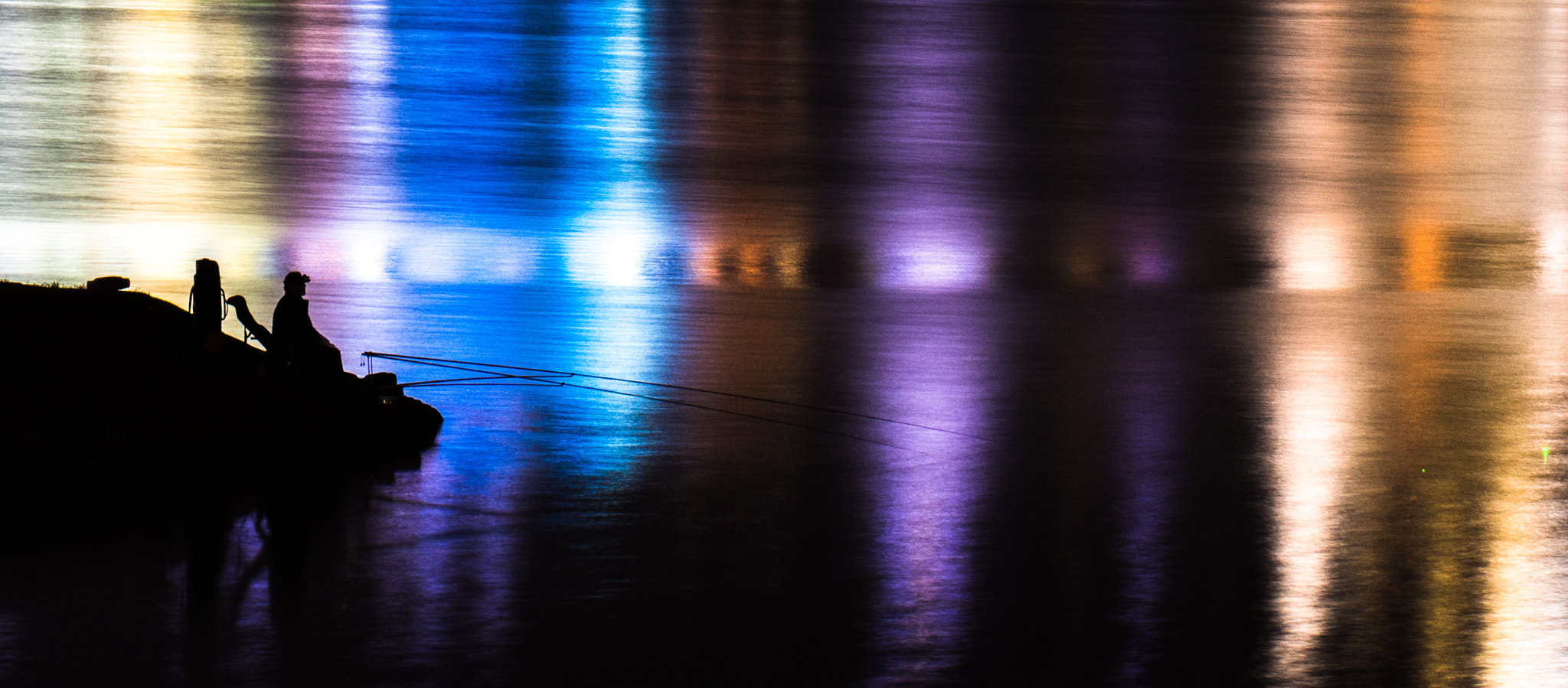 Sigma 70-200mm F2.8 EX DG OS HSM sample photo. Fisherman at seoul photography