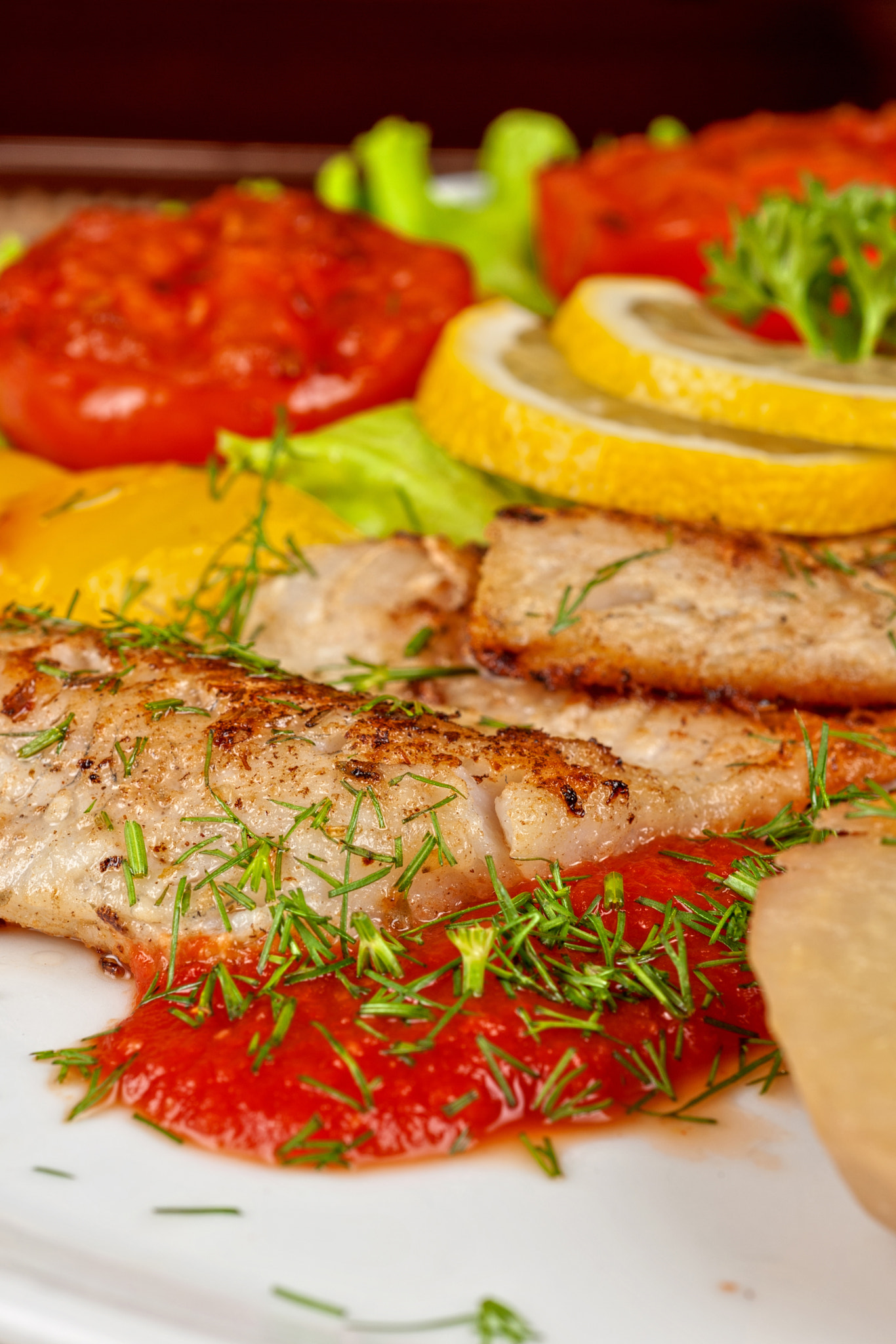 Nikon AF Micro-Nikkor 60mm F2.8D sample photo. Tasty fish pike perch fillet photography