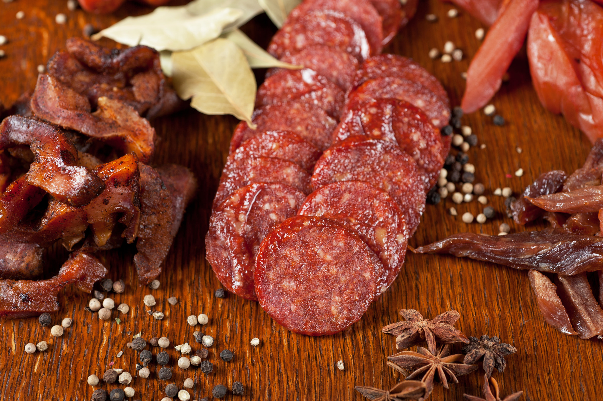 Nikon AF Micro-Nikkor 60mm F2.8D sample photo. Meat and sausages photography
