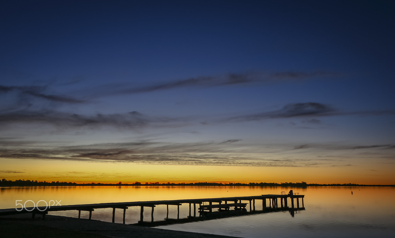 Canon EF-S 18-55mm f/3.5-5.6 USM sample photo. Sunset of lake bonney riverland photography