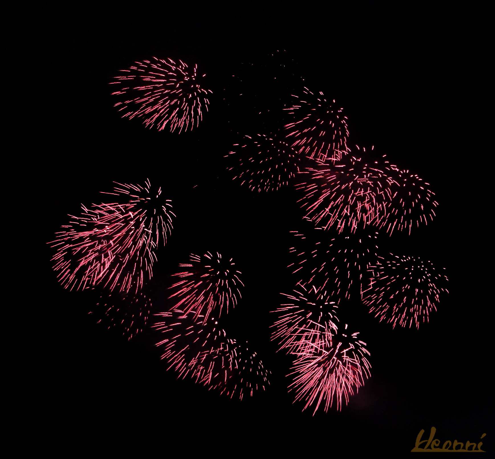 Canon EOS 5D sample photo. Seoul fireworks festival photography