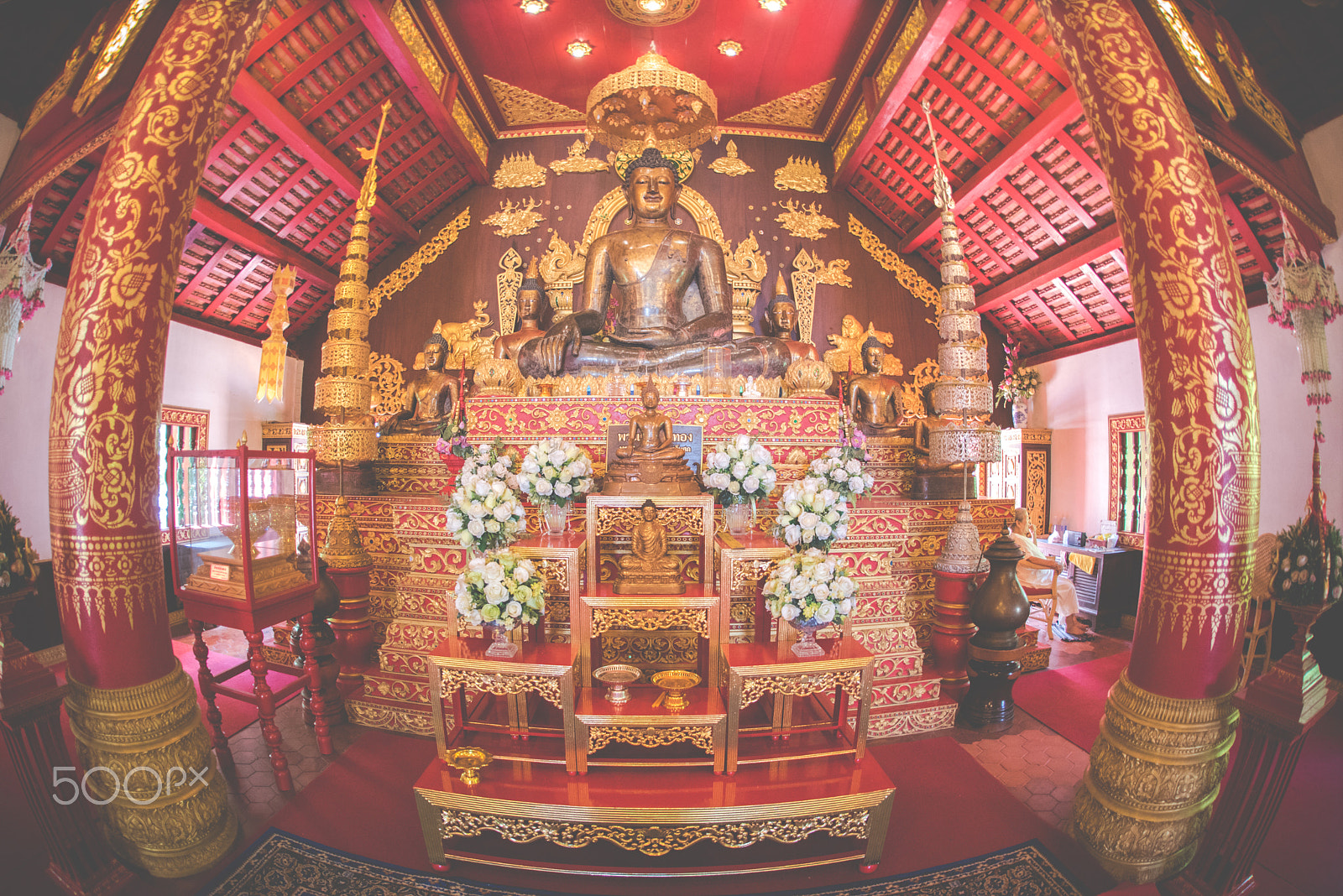 Nikon D750 + Sigma 15mm F2.8 EX DG Diagonal Fisheye sample photo. Buddha statue photography