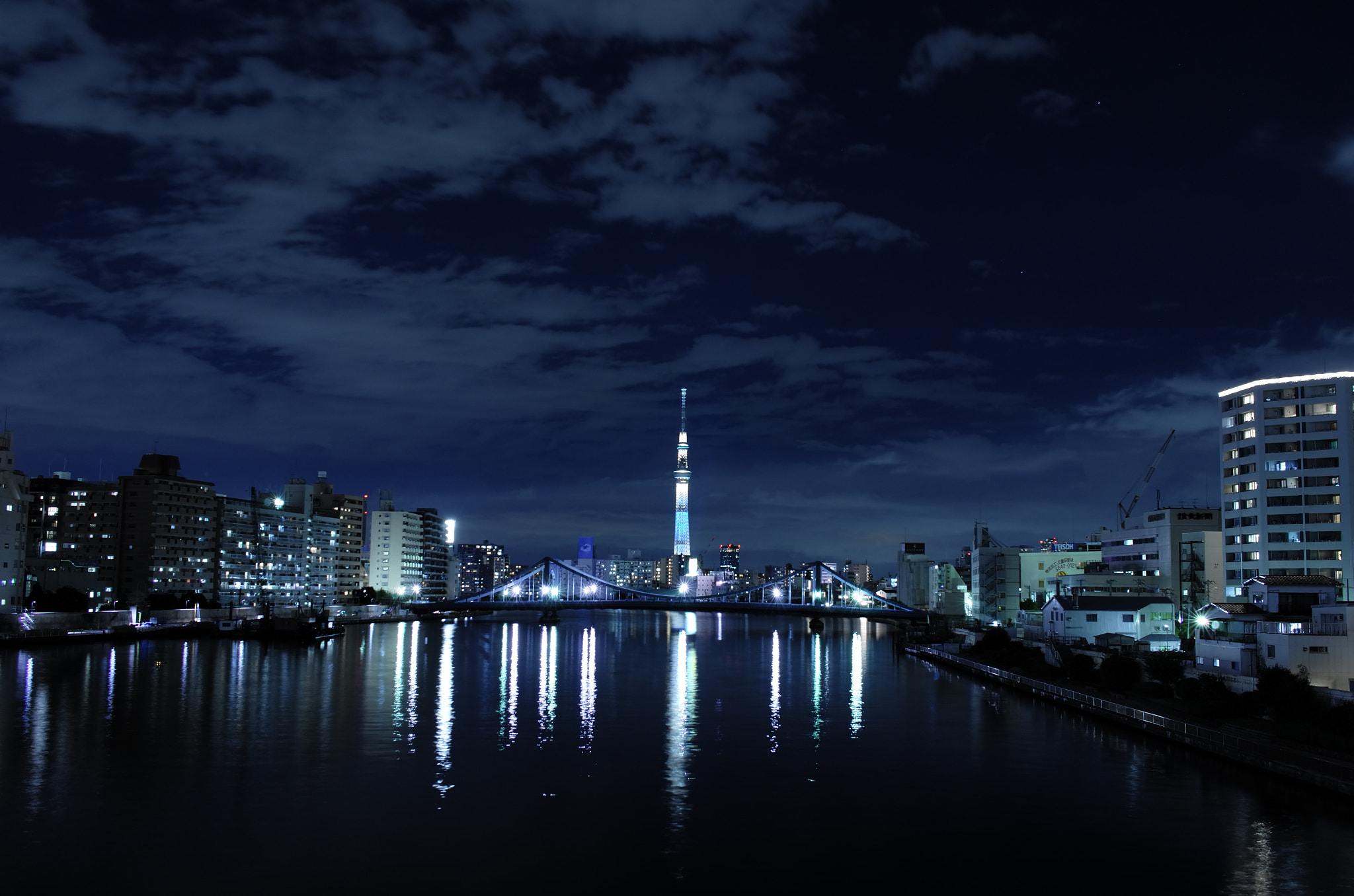 Summicron T 1:2 23 ASPH. sample photo. Tokyo sky tree photography