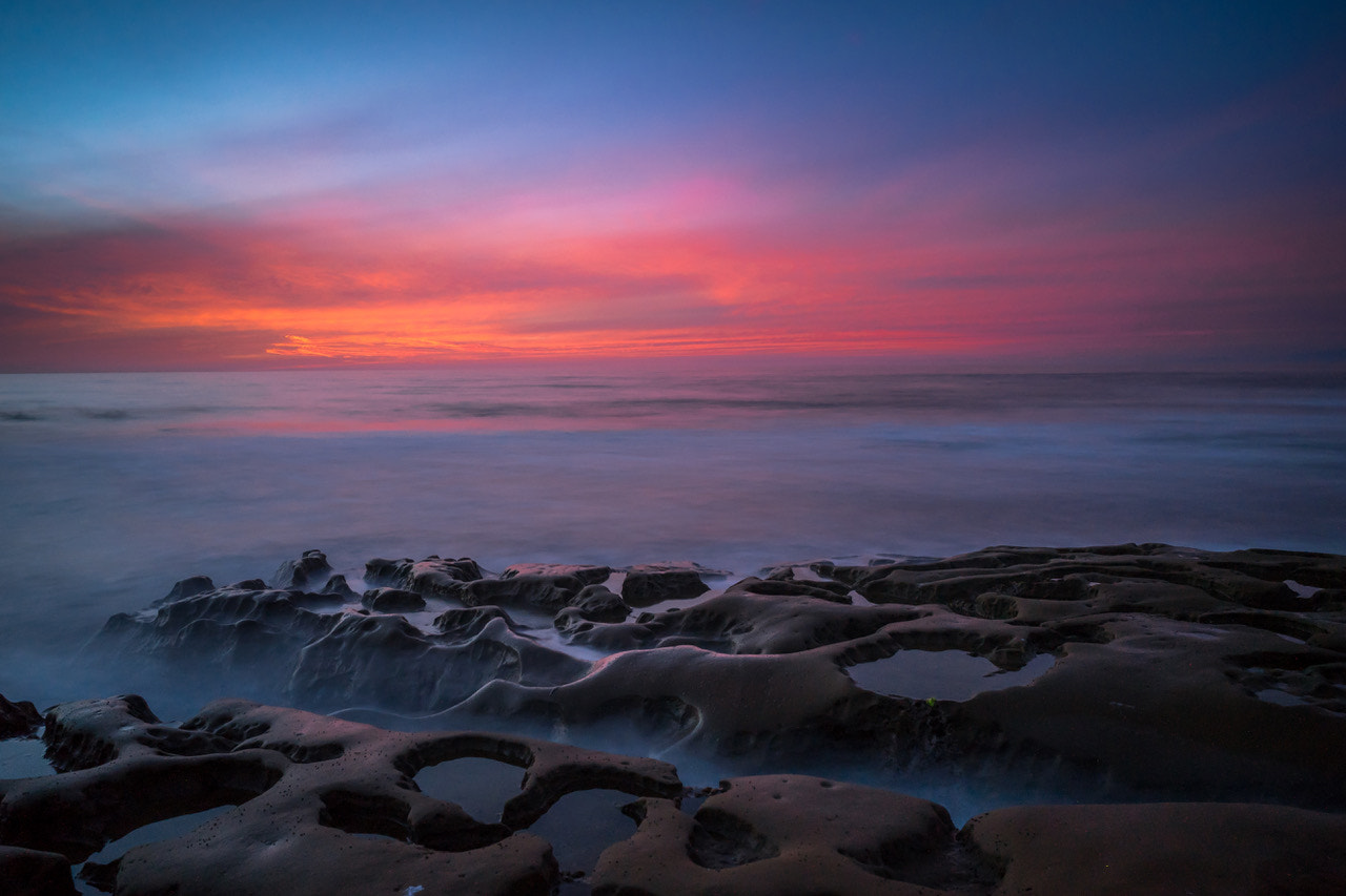 Sony a7 II + E 21mm F2.8 sample photo. La jolla watercolors photography