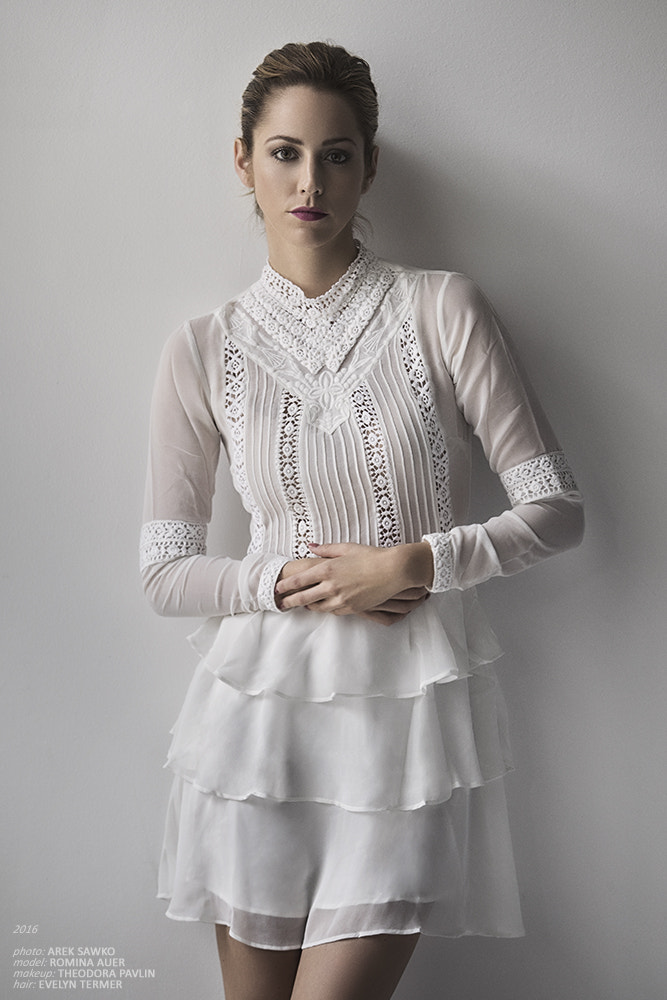 Canon EF 70-200mm F2.8L USM sample photo. Romina at my studio photography