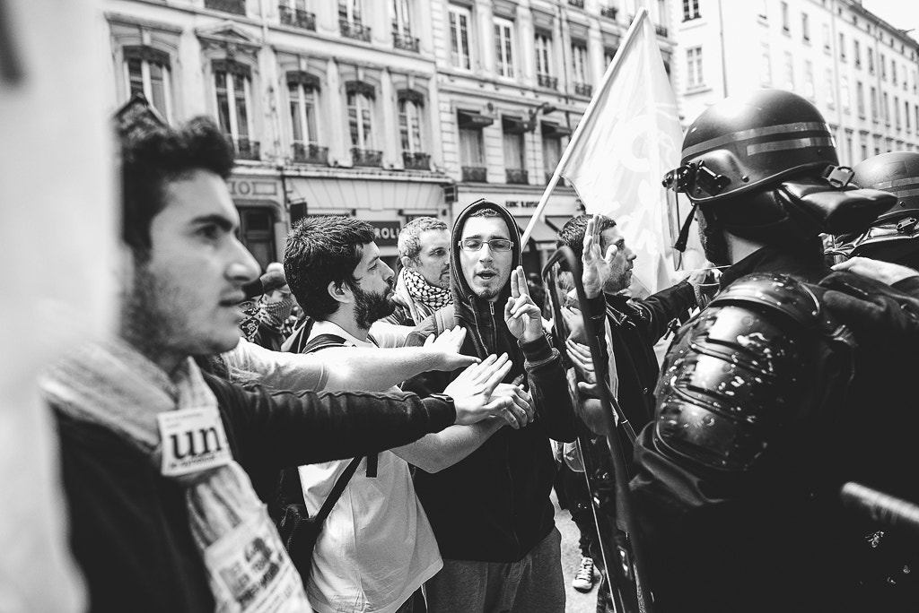 Nikon D600 sample photo. Manifestation loi du travail a lyon photography