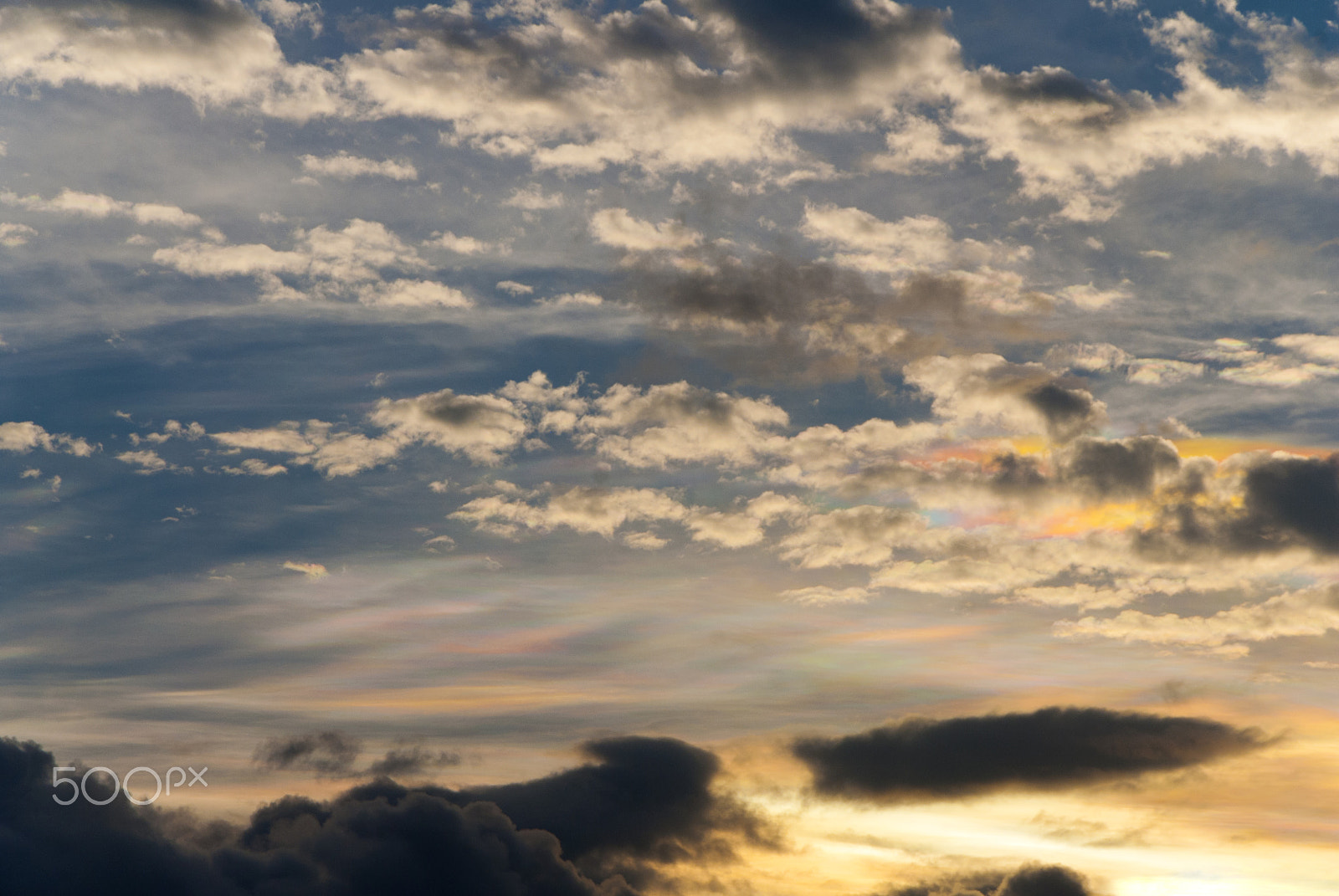 Nikon D200 sample photo. Beautiful sunset / sunrise with clouds in guatemal photography