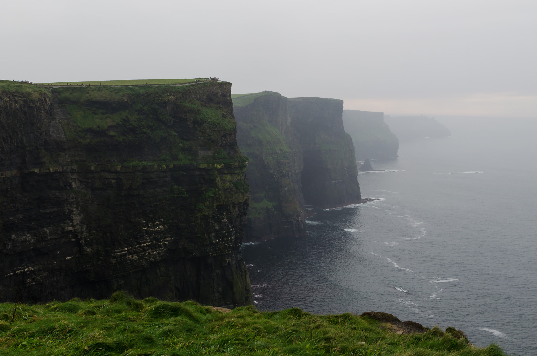 Nikon D5100 + Tamron SP 24-70mm F2.8 Di VC USD sample photo. Cliffs of moher, ireland photography