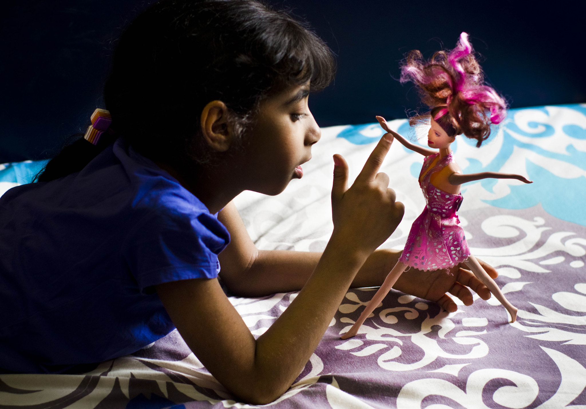 Pentax K-3 + Pentax smc FA 50mm F1.4 sample photo. A girl and her doll photography