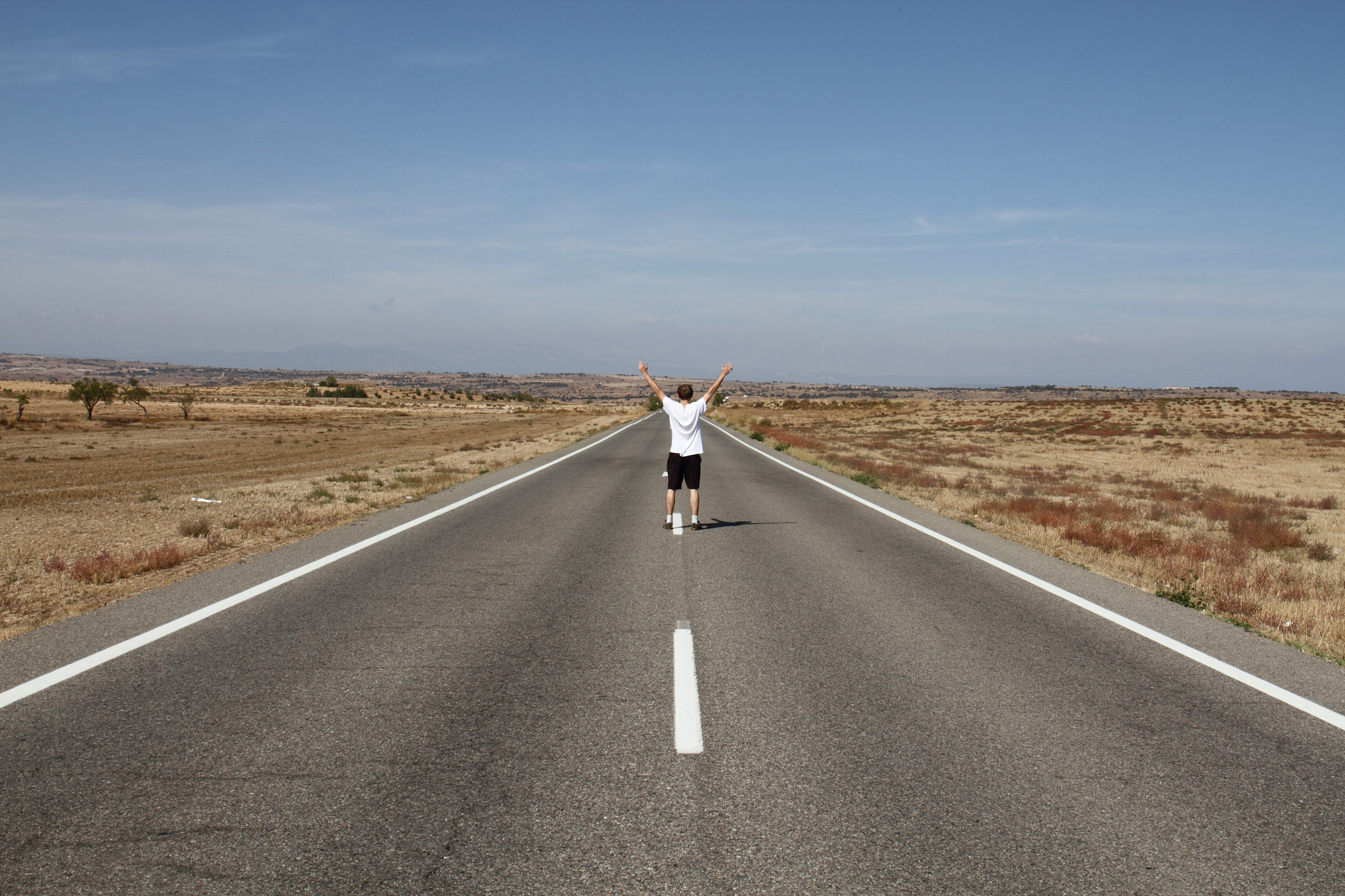 Canon EF 24-70mm F4L IS USM sample photo. Roadtrip to valencia. stop on a highway in spain:) photography