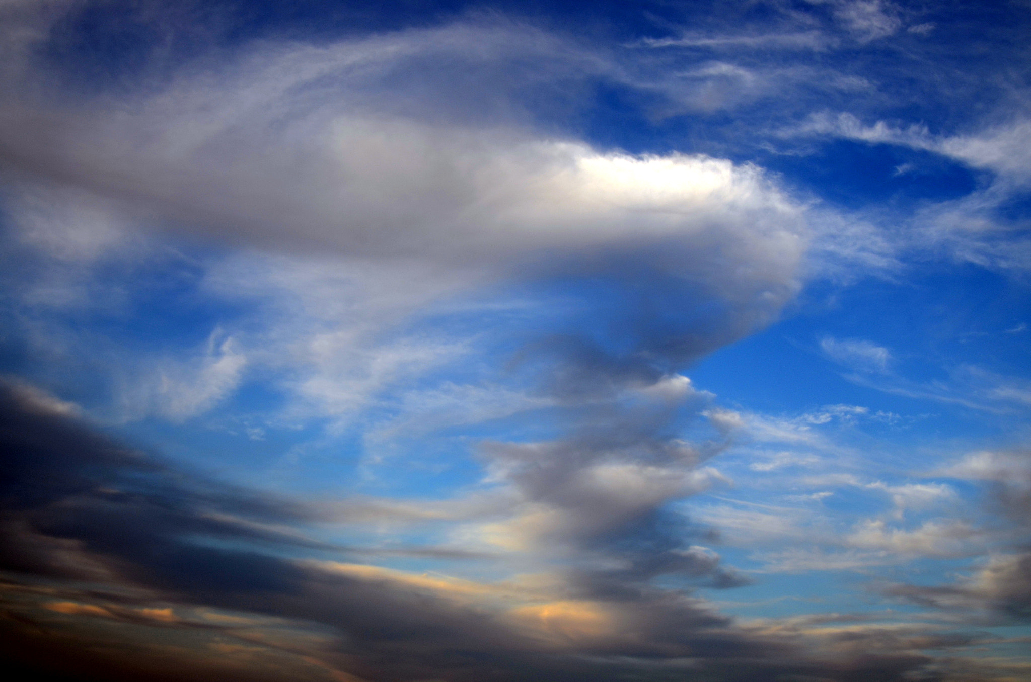 Nikon D7000 + Nikon AF-S Nikkor 24-120mm F3.5-5.6G ED-IF VR sample photo. Amazing clouds - sifa beach oman photography