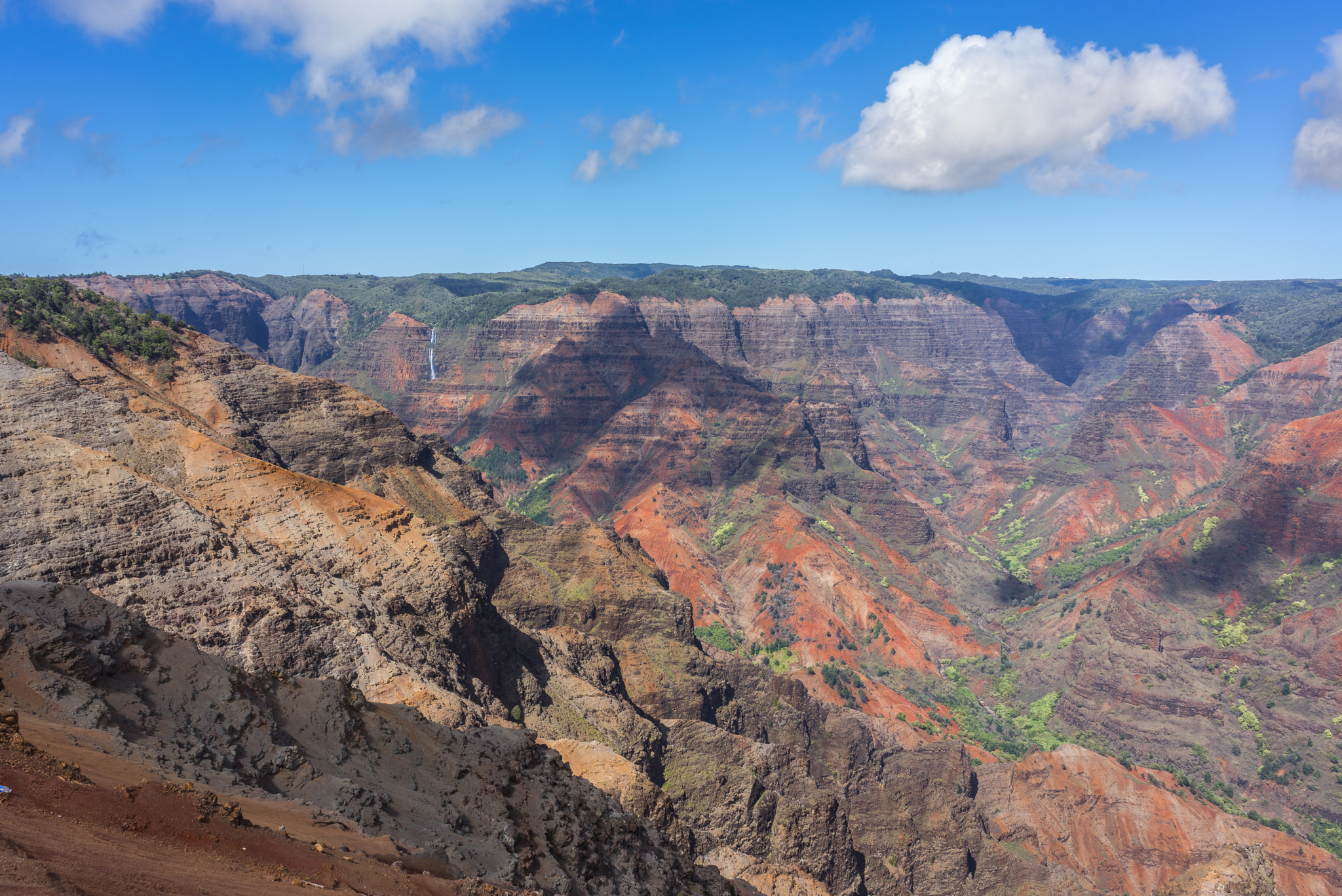 Sony a7R + Sony FE 28mm F2 sample photo. Waimea canyon photography