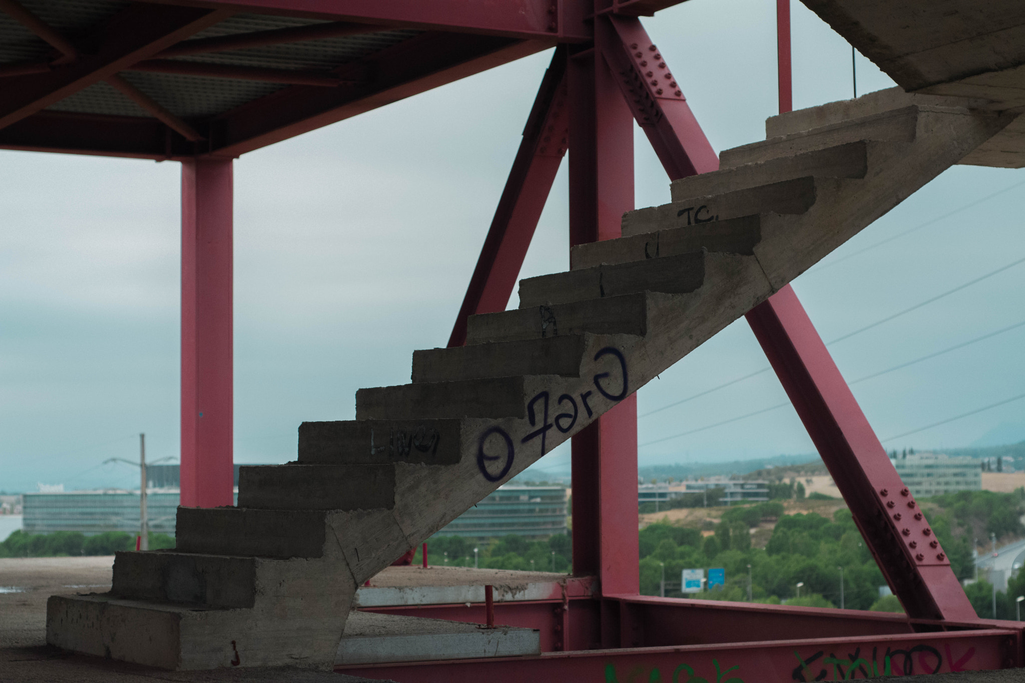 Nikon D7100 + AF Nikkor 50mm f/1.8 sample photo. Stairs up photography
