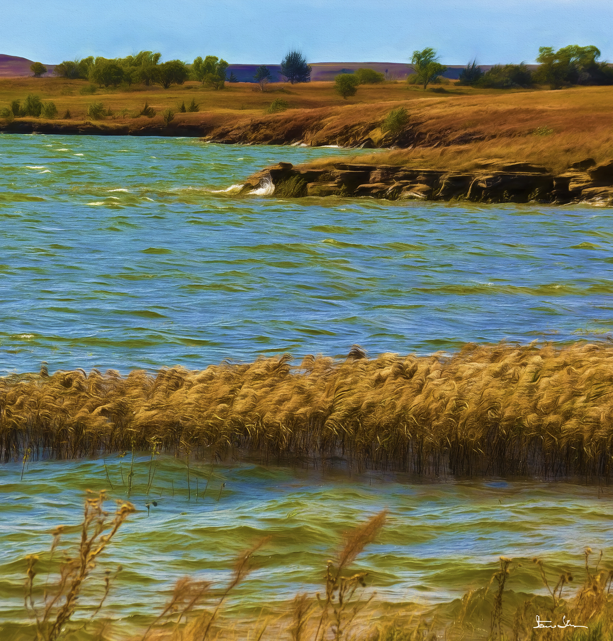 Canon EF 75-300mm F4.0-5.6 IS USM sample photo. Wilson lake ks photography
