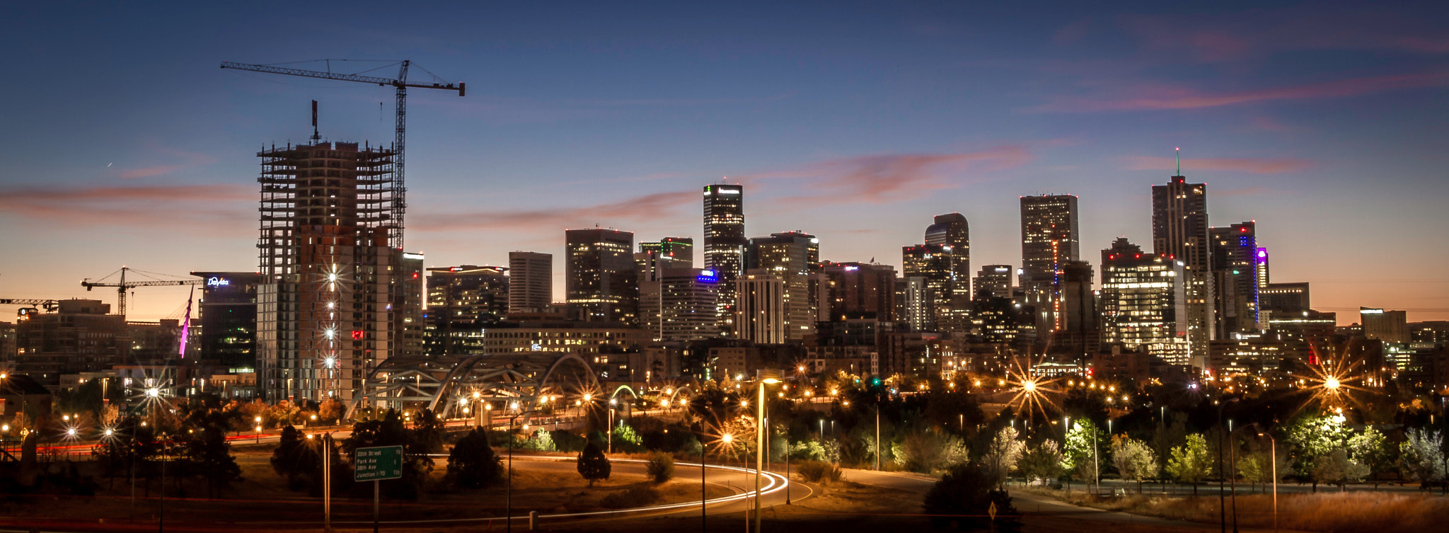 Sigma 17-70mm F2.8-4 DC Macro OS HSM sample photo. Denver sunrise photography