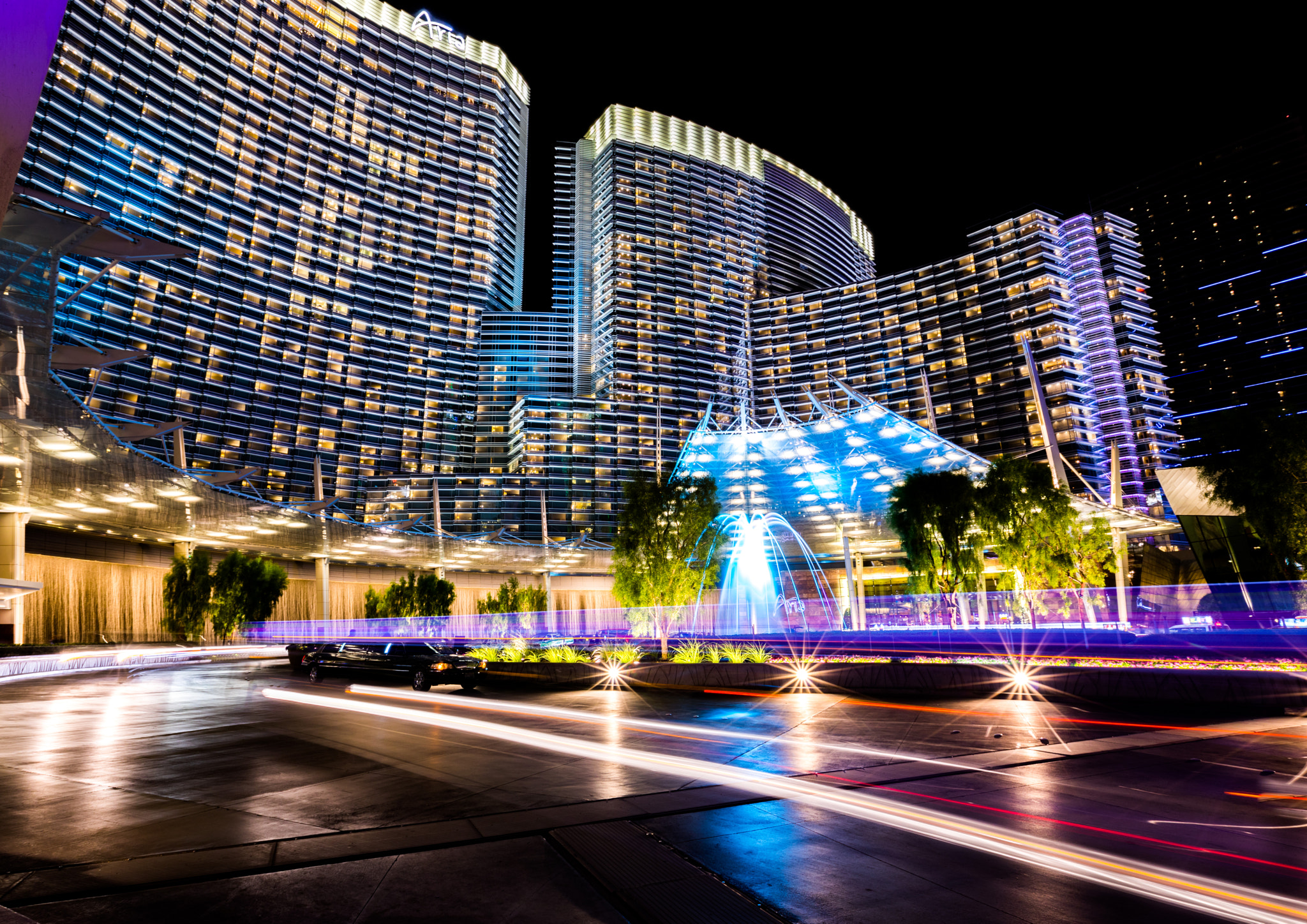 Aria and Water Fountain