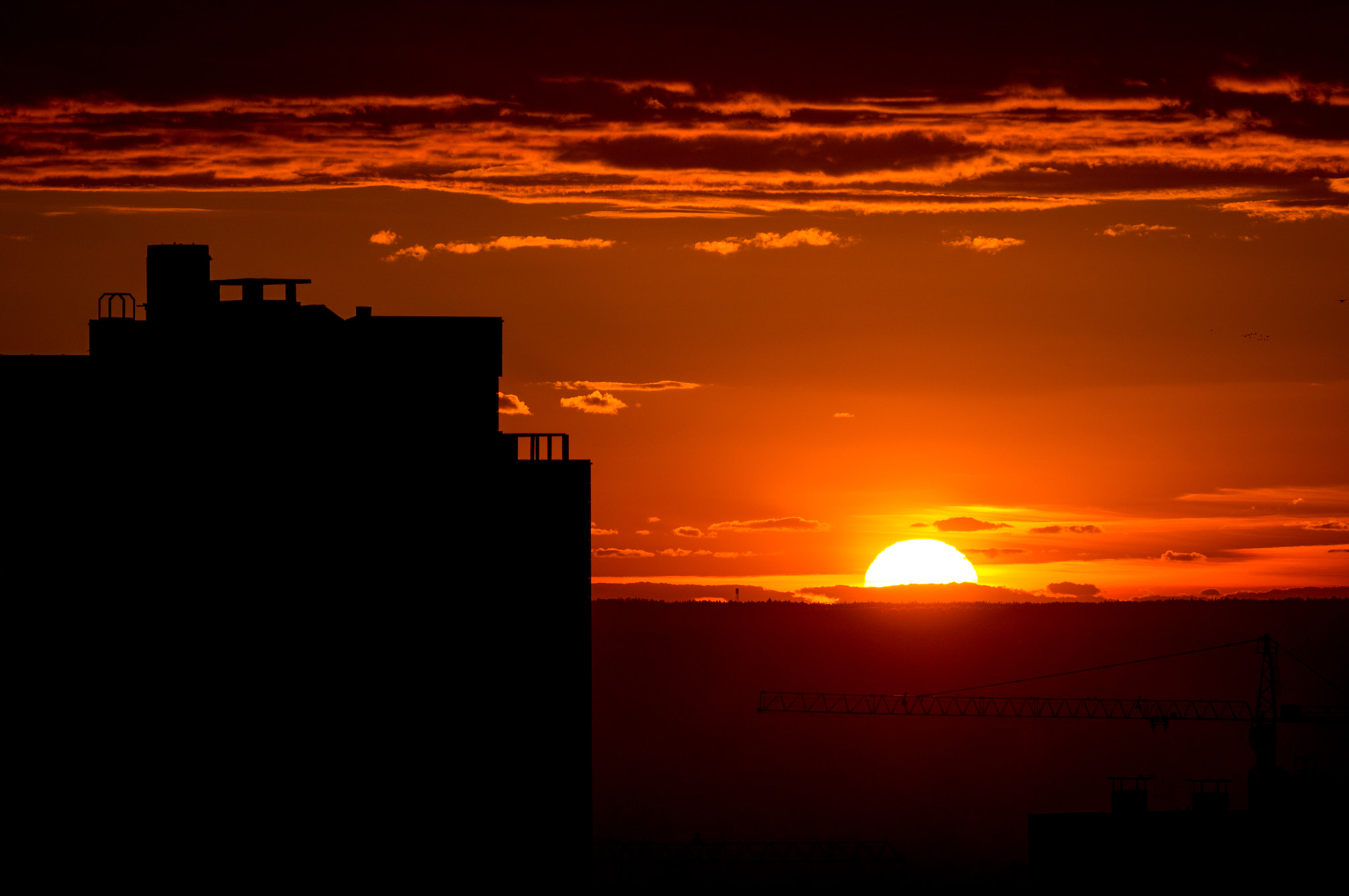 Sony SLT-A37 + Tamron SP 150-600mm F5-6.3 Di VC USD sample photo. Saint-p urban sunset photography