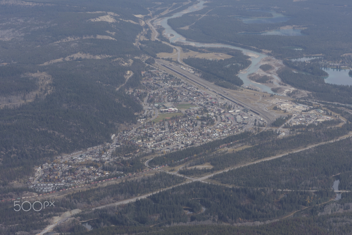 Nikon D750 + AF Nikkor 35mm f/2 sample photo. Aerial view of jasper town photography