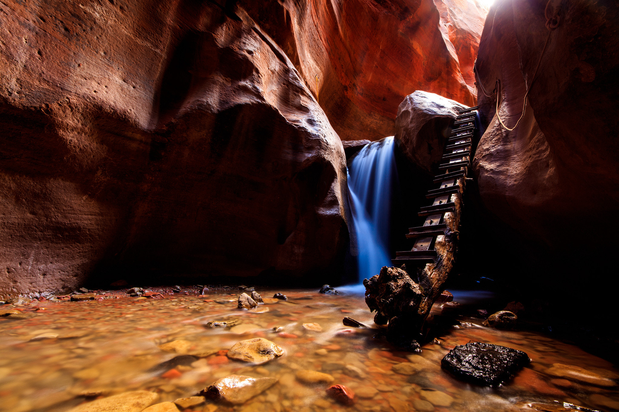 Canon EOS 5DS R sample photo. Kanarra creek falls photography