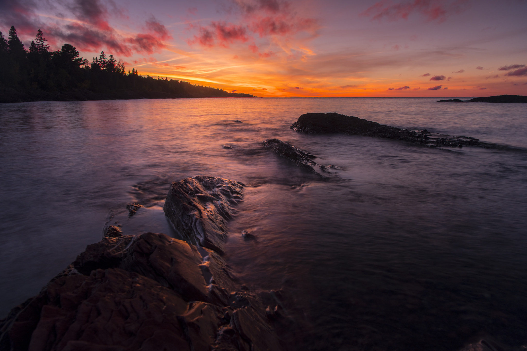 Nikon D810A + Nikon AF-S Nikkor 24-70mm F2.8E ED VR sample photo. Lake superior coast photography