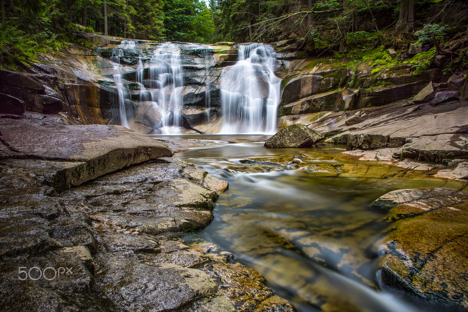 Nikon D7100 + Sigma 18-200mm F3.5-6.3 II DC OS HSM sample photo. Mumlavský waterfall, harrachov, czech republic photography