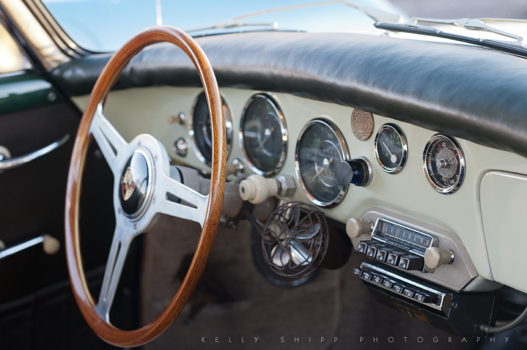 Nikon D300S + AF Nikkor 50mm f/1.4 sample photo. At the controls of the porsche 356. photography