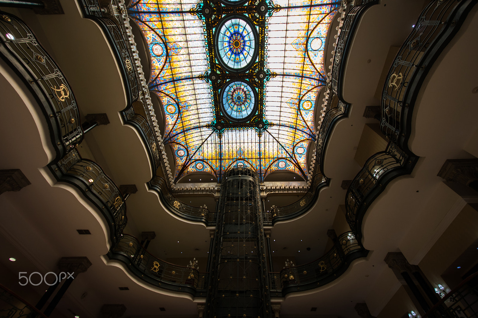Nikon D500 sample photo. Gran hotel ciudad de mexico photography