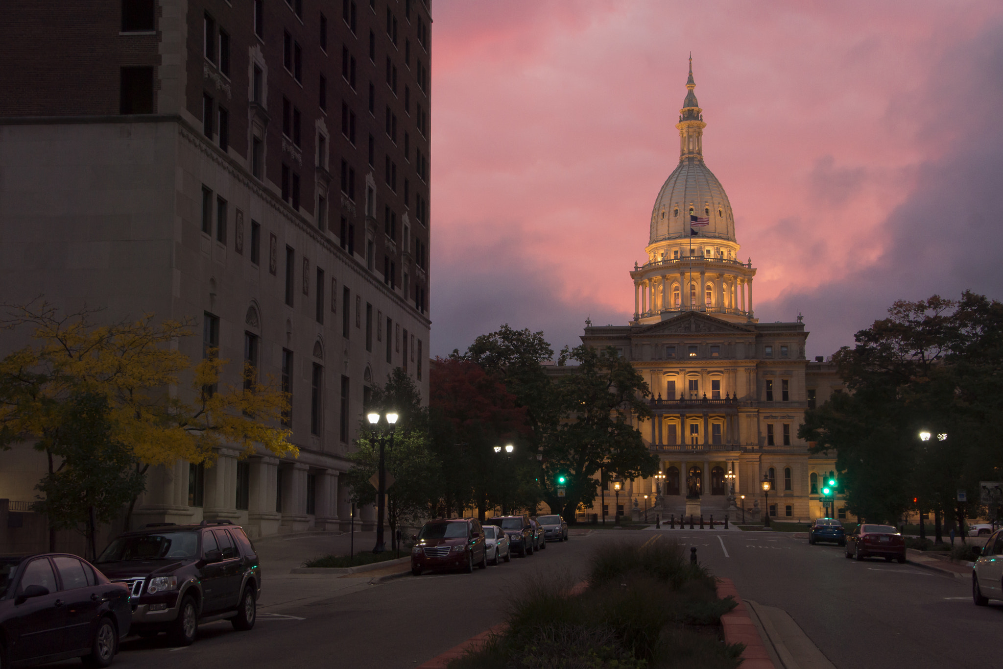 Sony SLT-A65 (SLT-A65V) + Tamron AF 28-105mm F4-5.6 [IF] sample photo. Capitol sunset photography