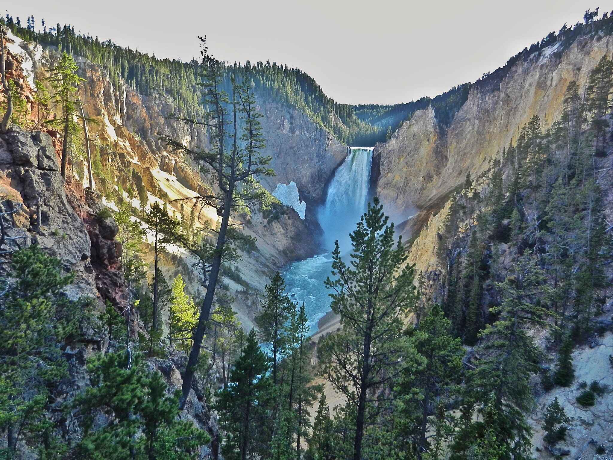 Nikon Coolpix S9100 sample photo. Artist point, yellowstone np photography