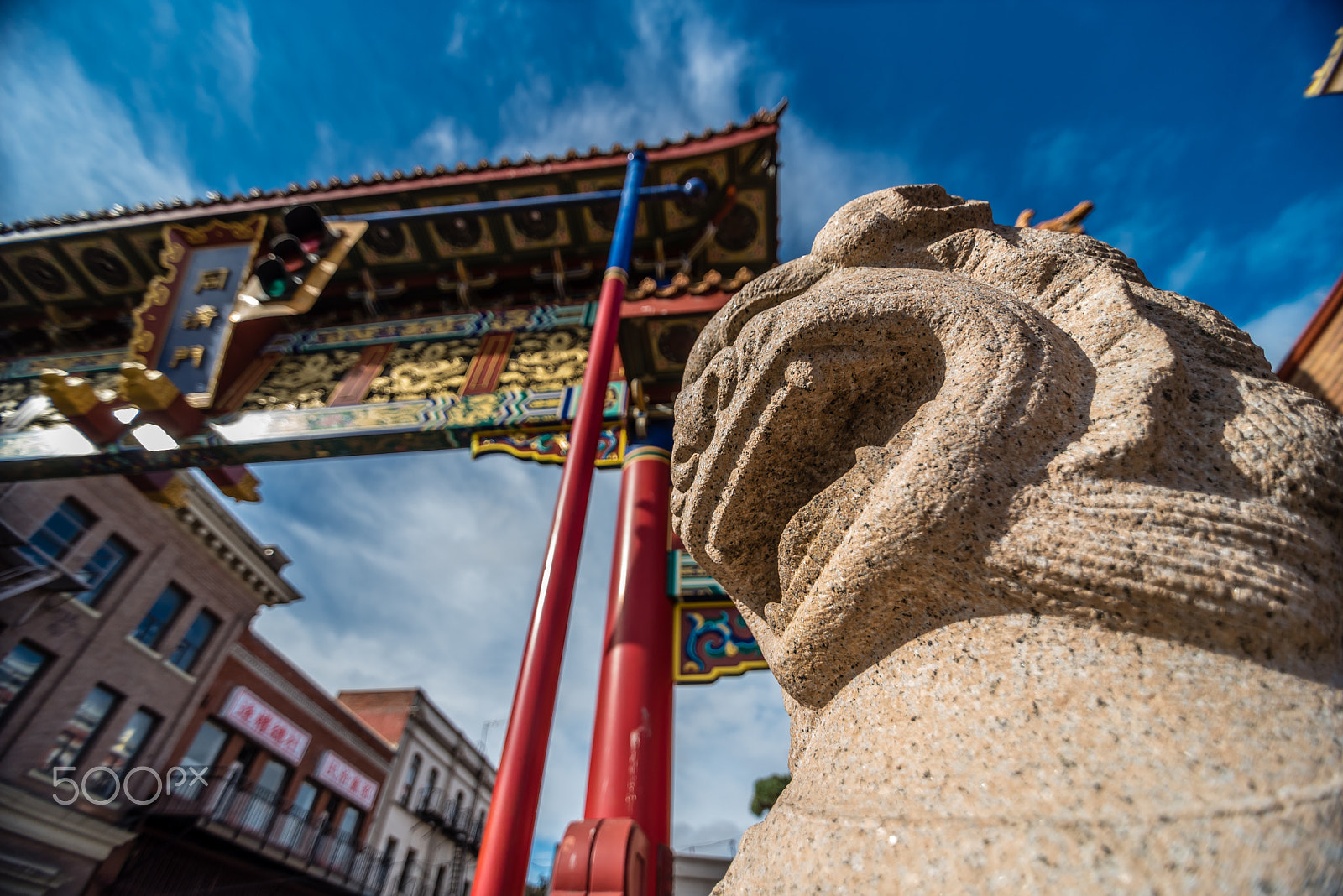 Nikon D750 sample photo. Lions in chinatown, victoria bc photography