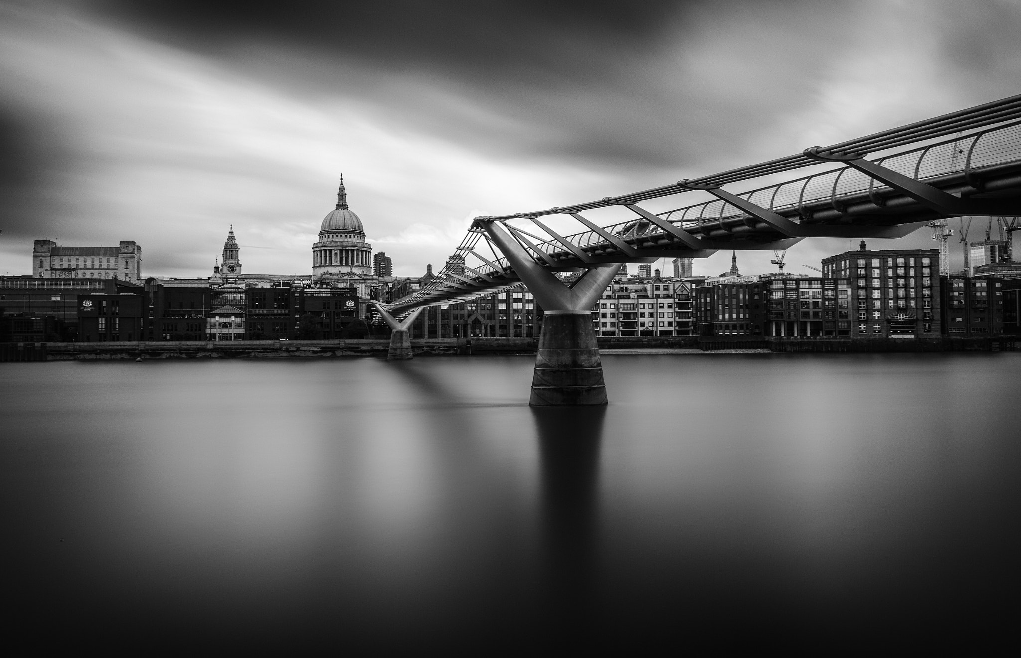 Canon EOS M sample photo. London millenium bridge photography