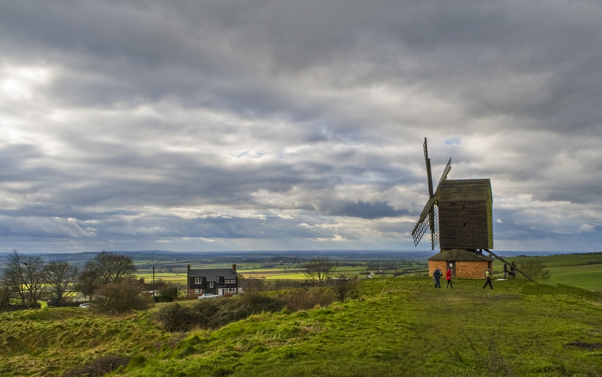 Canon EOS 30D + Canon EF-S 18-55mm F3.5-5.6 II sample photo. Windmill at brill photography