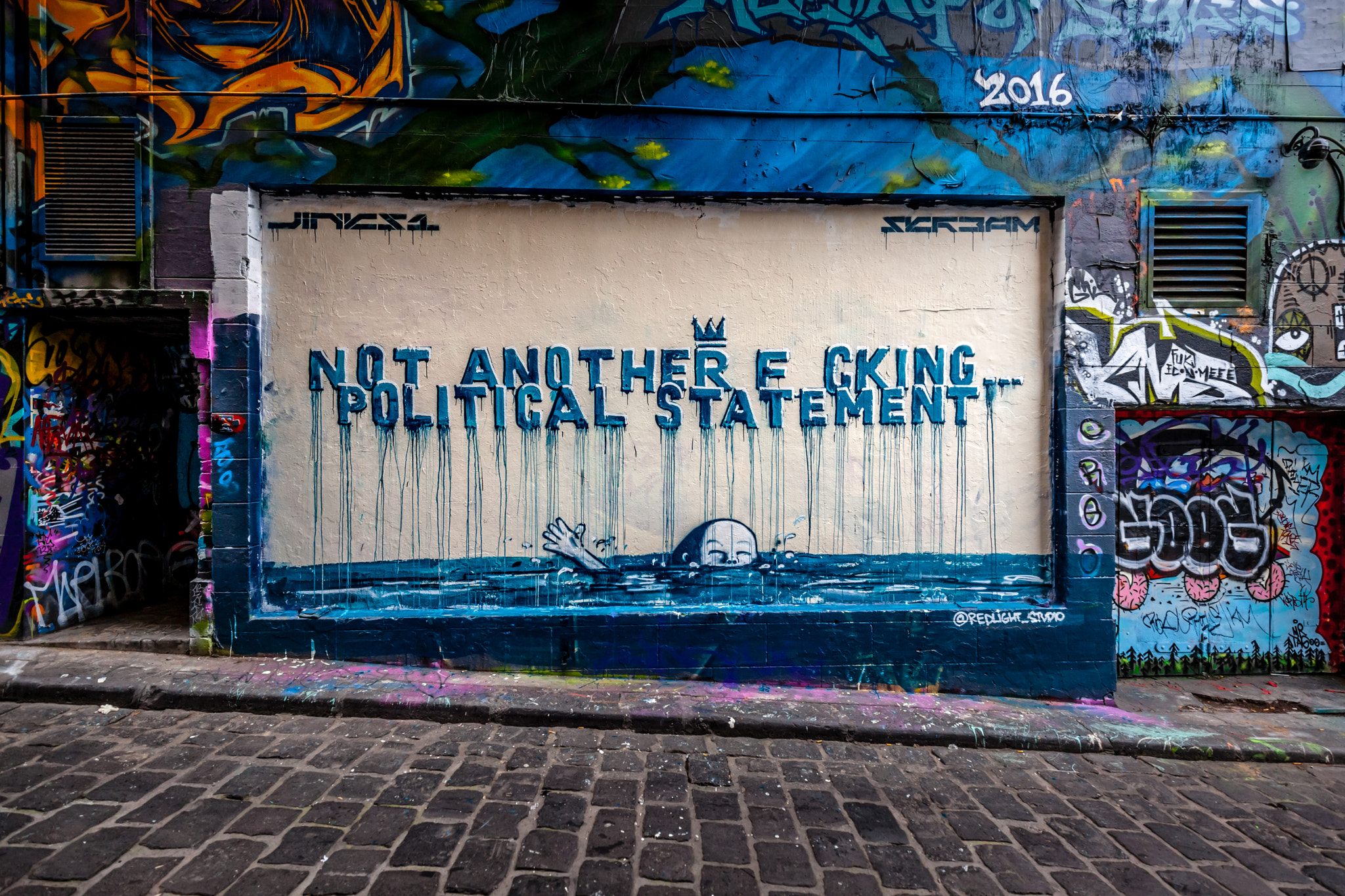 Canon EF 16-35mm F4L IS USM sample photo. Hosier lane street art photography