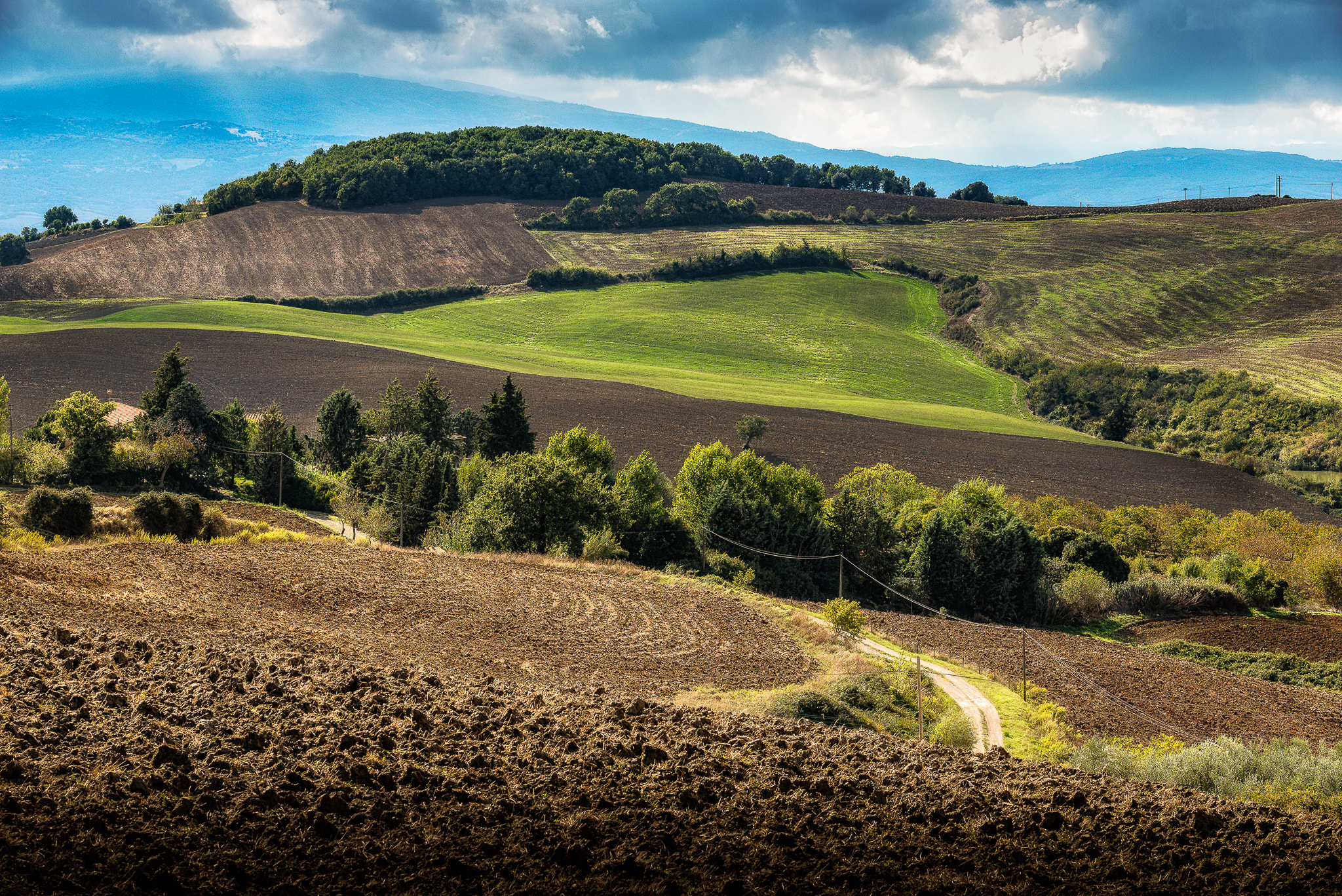 AF-S Zoom-Nikkor 80-200mm f/2.8D IF-ED sample photo. Agriculture in toscana photography