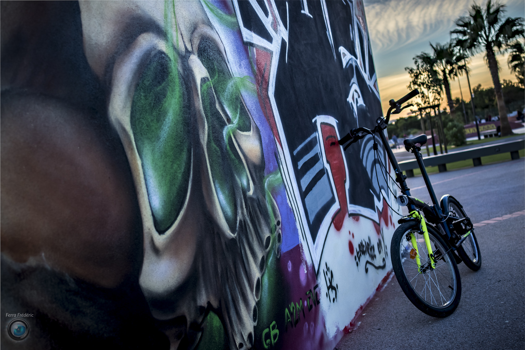 Canon EF 24mm F2.8 IS USM sample photo. Bike against wall ! photography