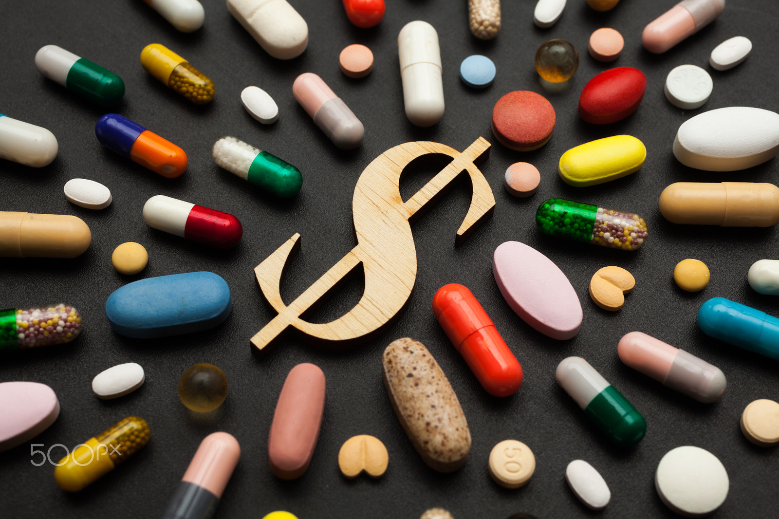 Canon EOS 5D Mark II sample photo. Colorful pills photography