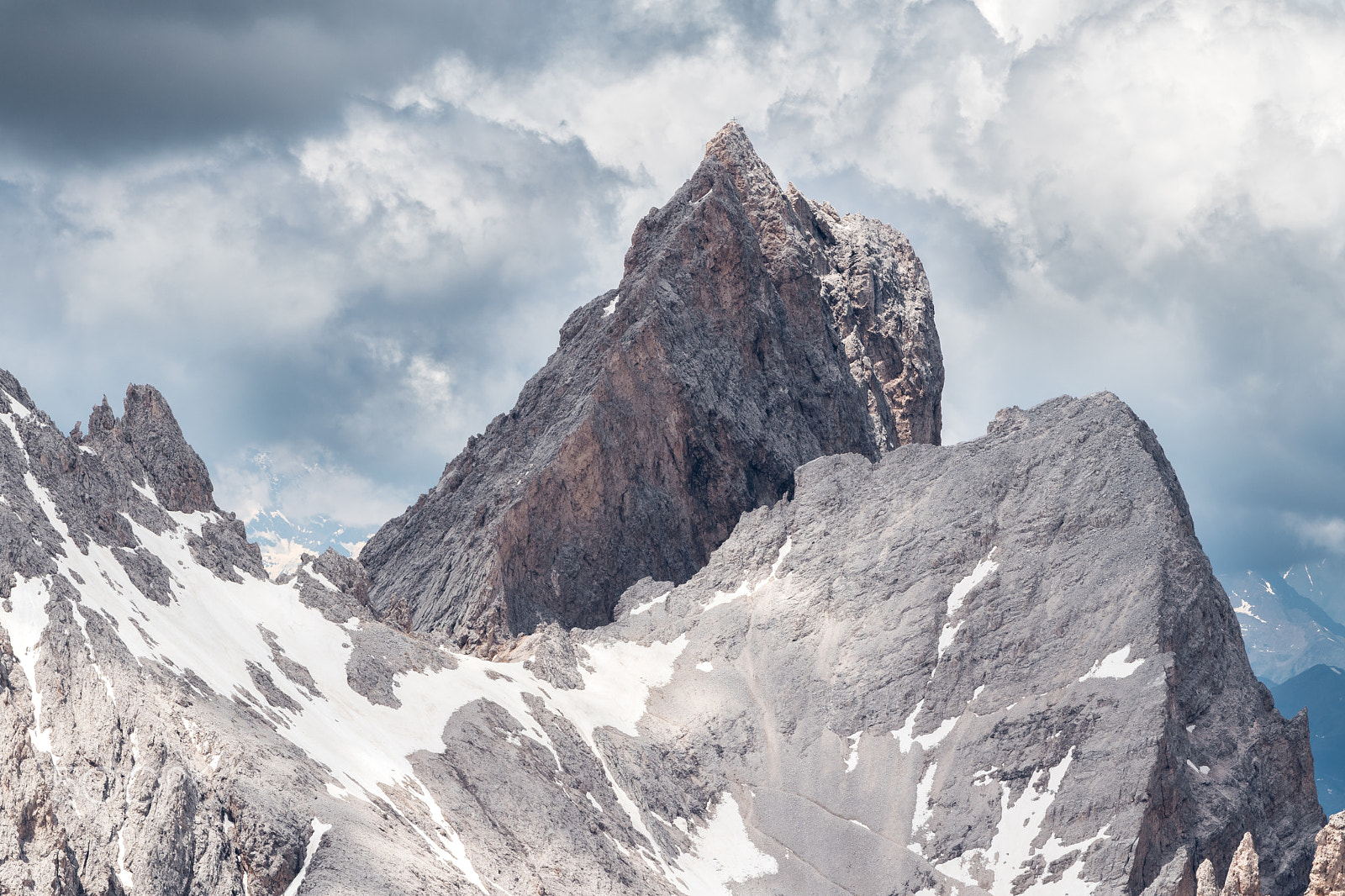 Nikon AF-S Nikkor 70-200mm F4G ED VR sample photo. Heavy clouds over the furcheta (dolomites) photography