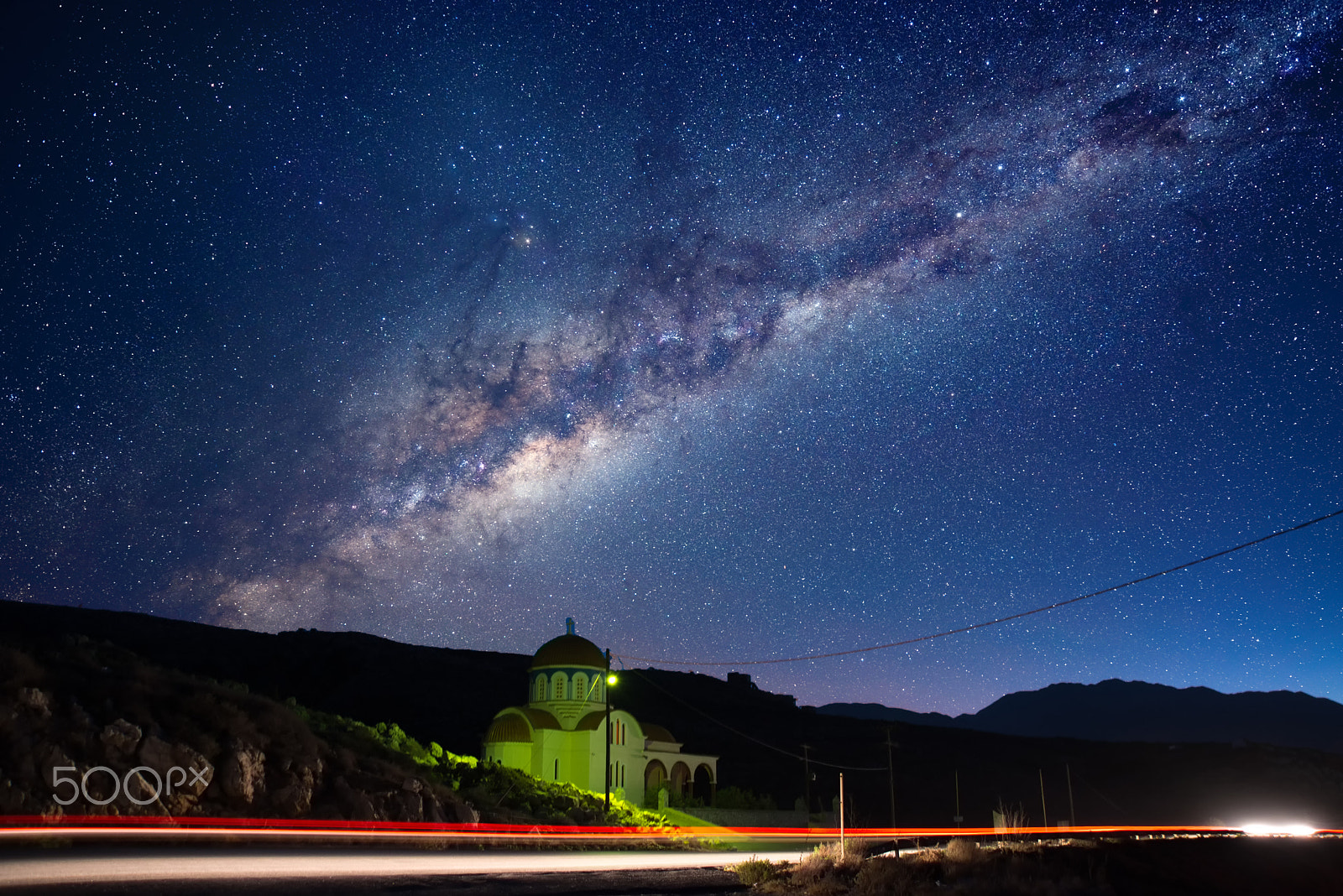 AF Zoom-Nikkor 28-105mm f/3.5-4.5D IF sample photo. Milky way over god's home. god has to be a painter photography