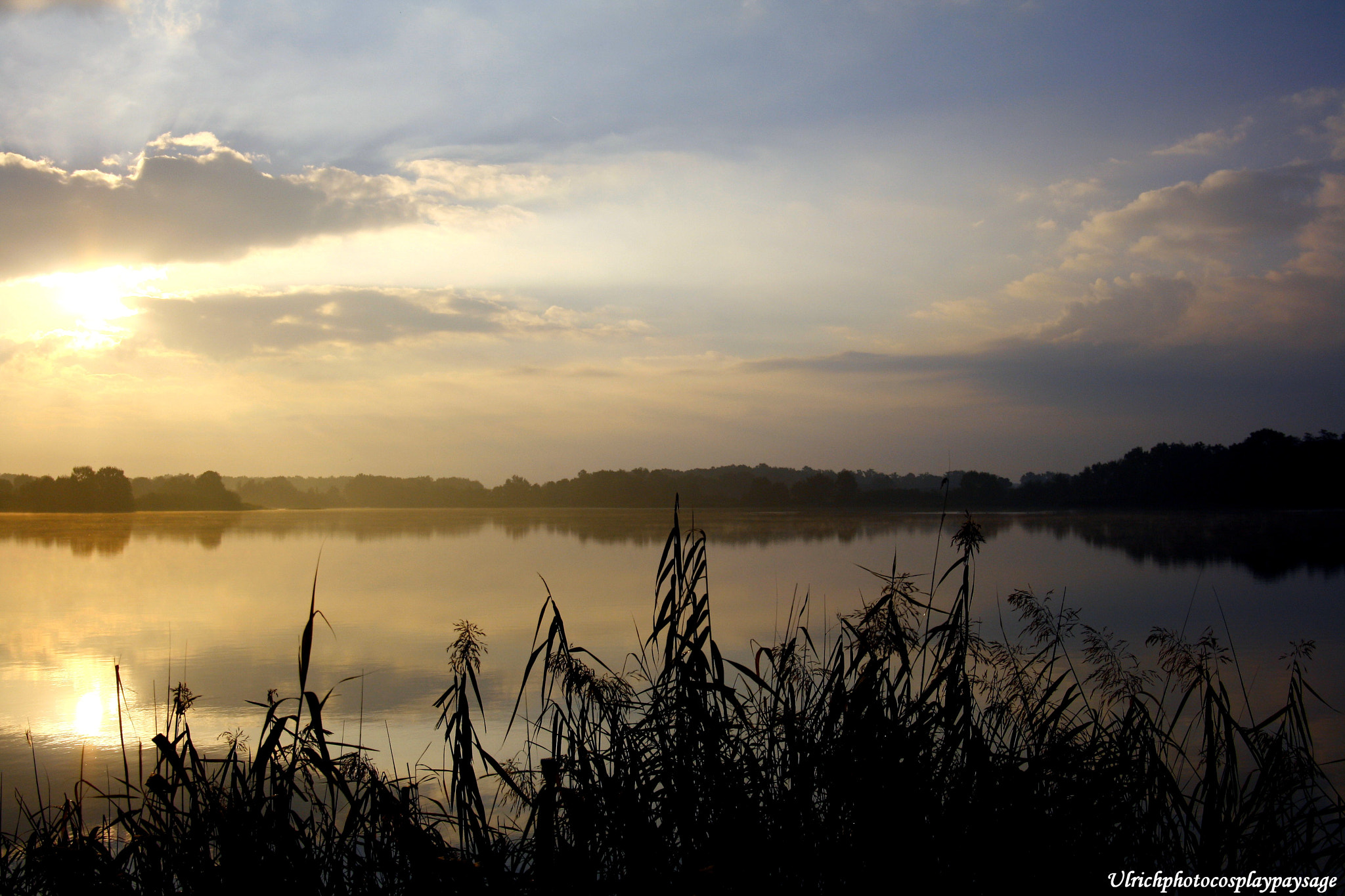 Canon EF 24-105mm F3.5-5.6 IS STM sample photo. Soleil et étang photography