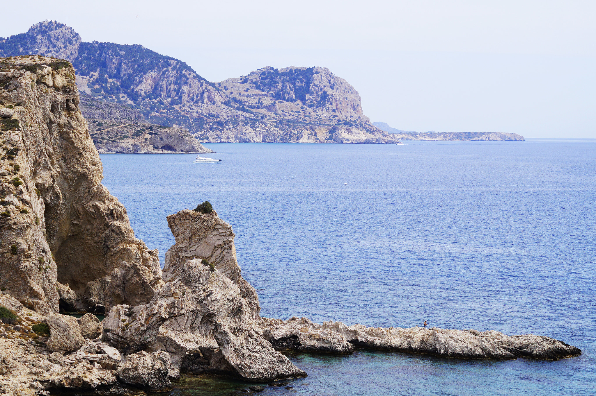 Sony SLT-A58 + Sony DT 55-200mm F4-5.6 SAM sample photo. Grande blue, archangelos, greece photography