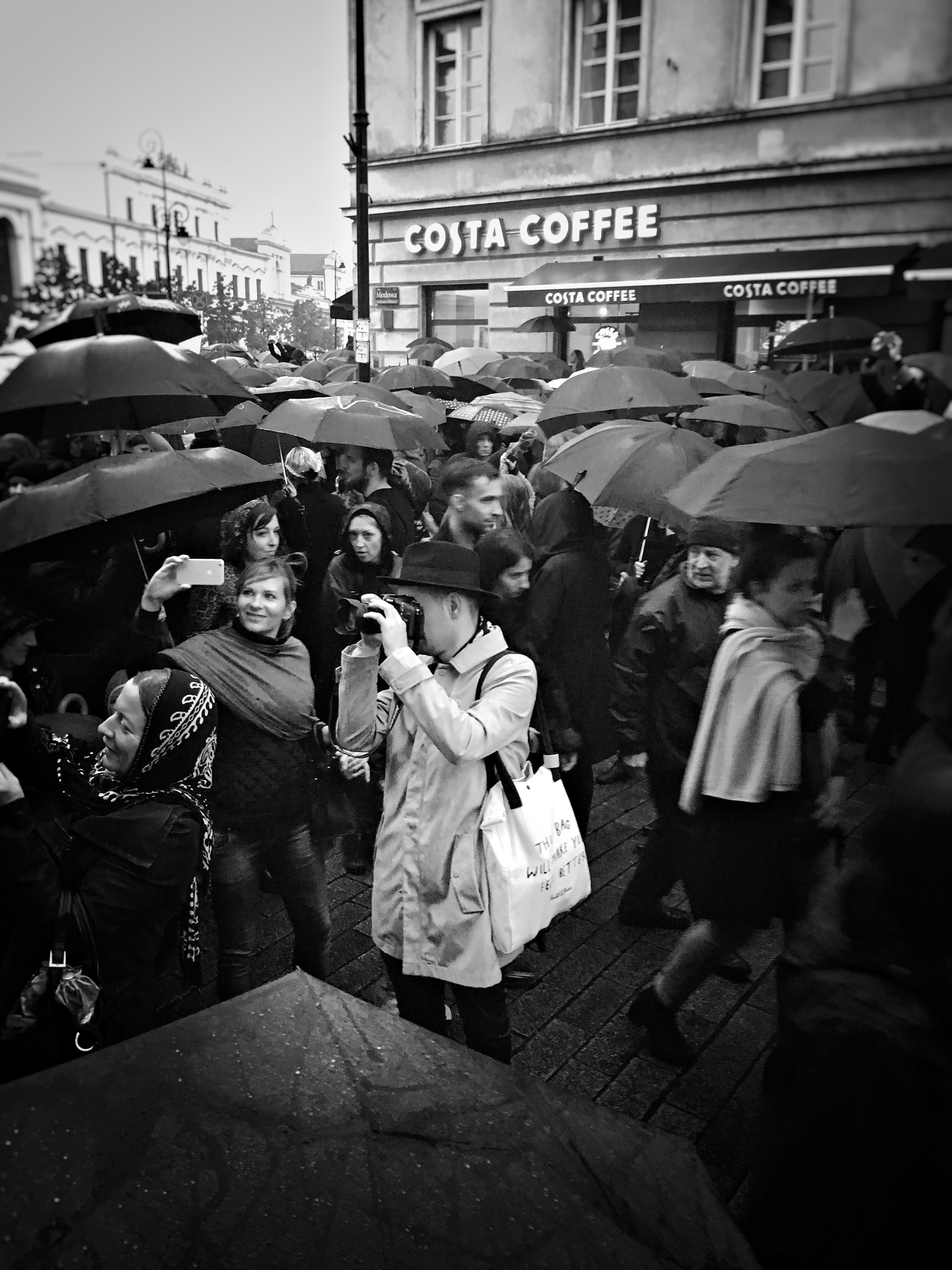Blackie Camera sample photo. Costa coffee photography