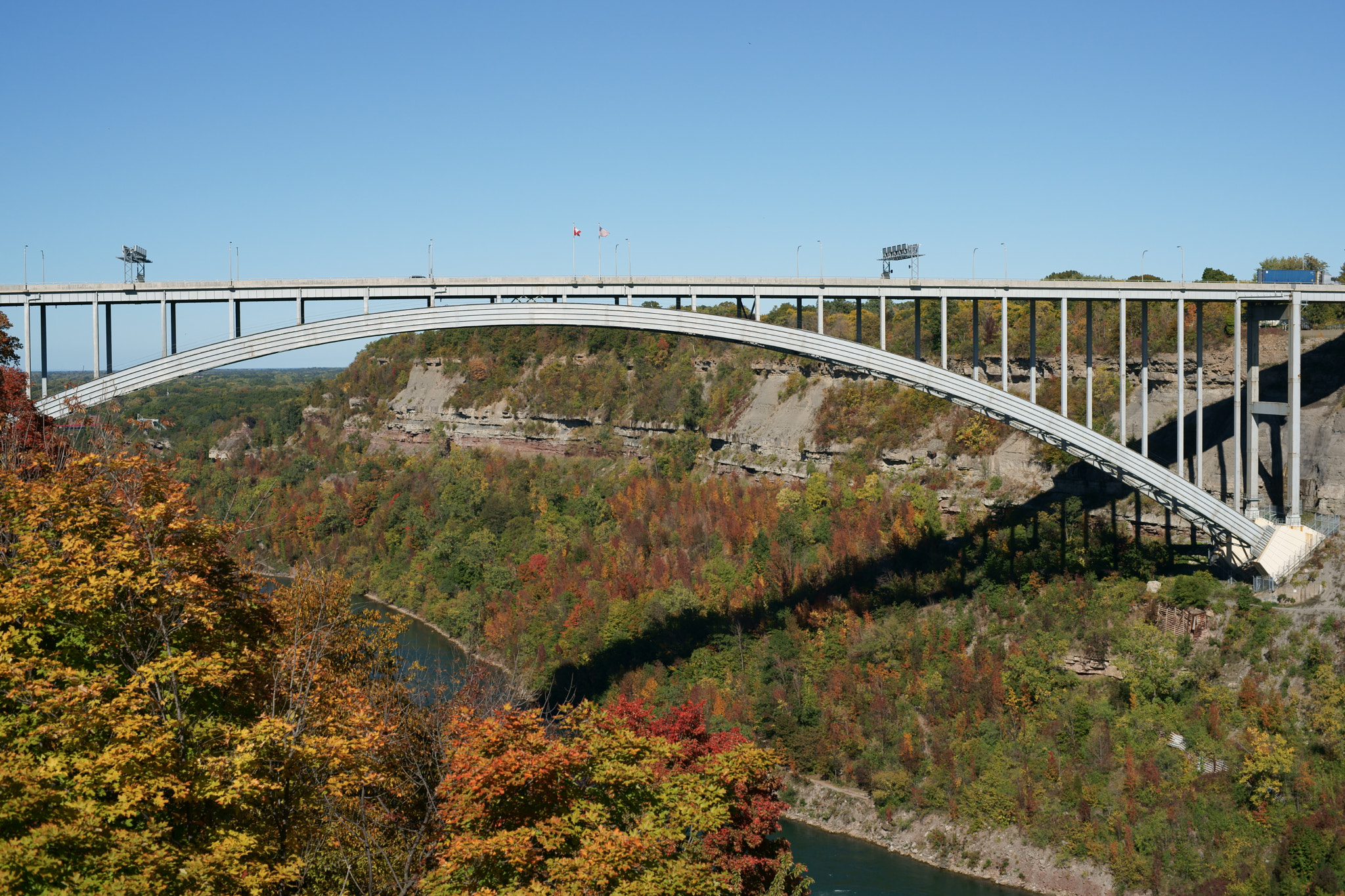 Sony Alpha DSLR-A850 + Minolta AF 50mm F1.4 [New] sample photo. Queenston lewiston bridge photography