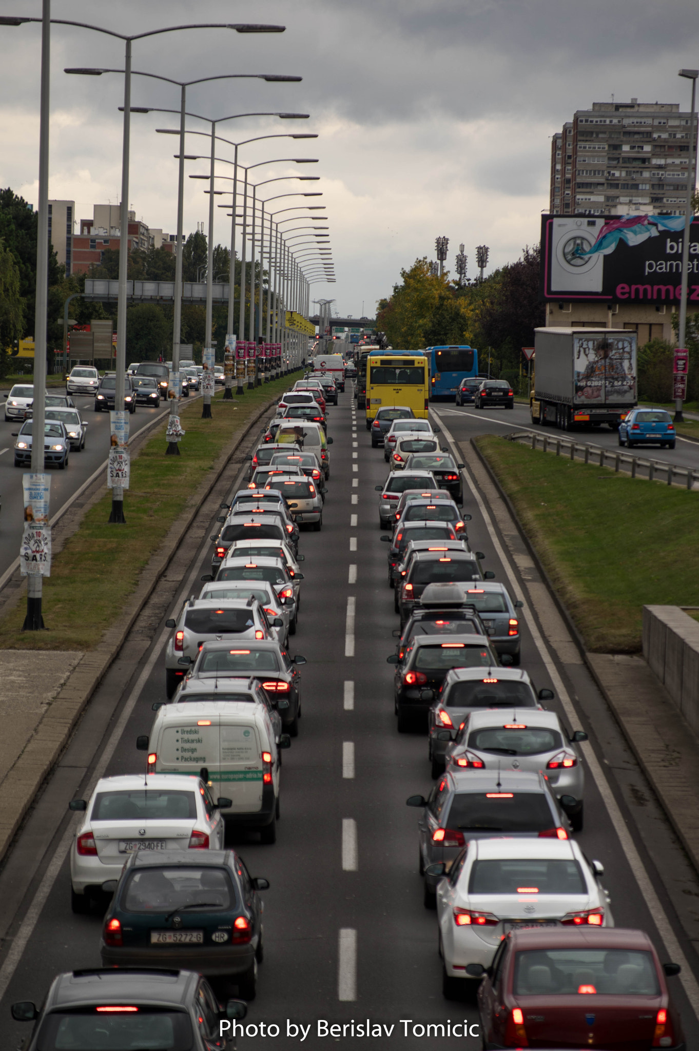 Pentax K-3 sample photo. Traffic jam photography