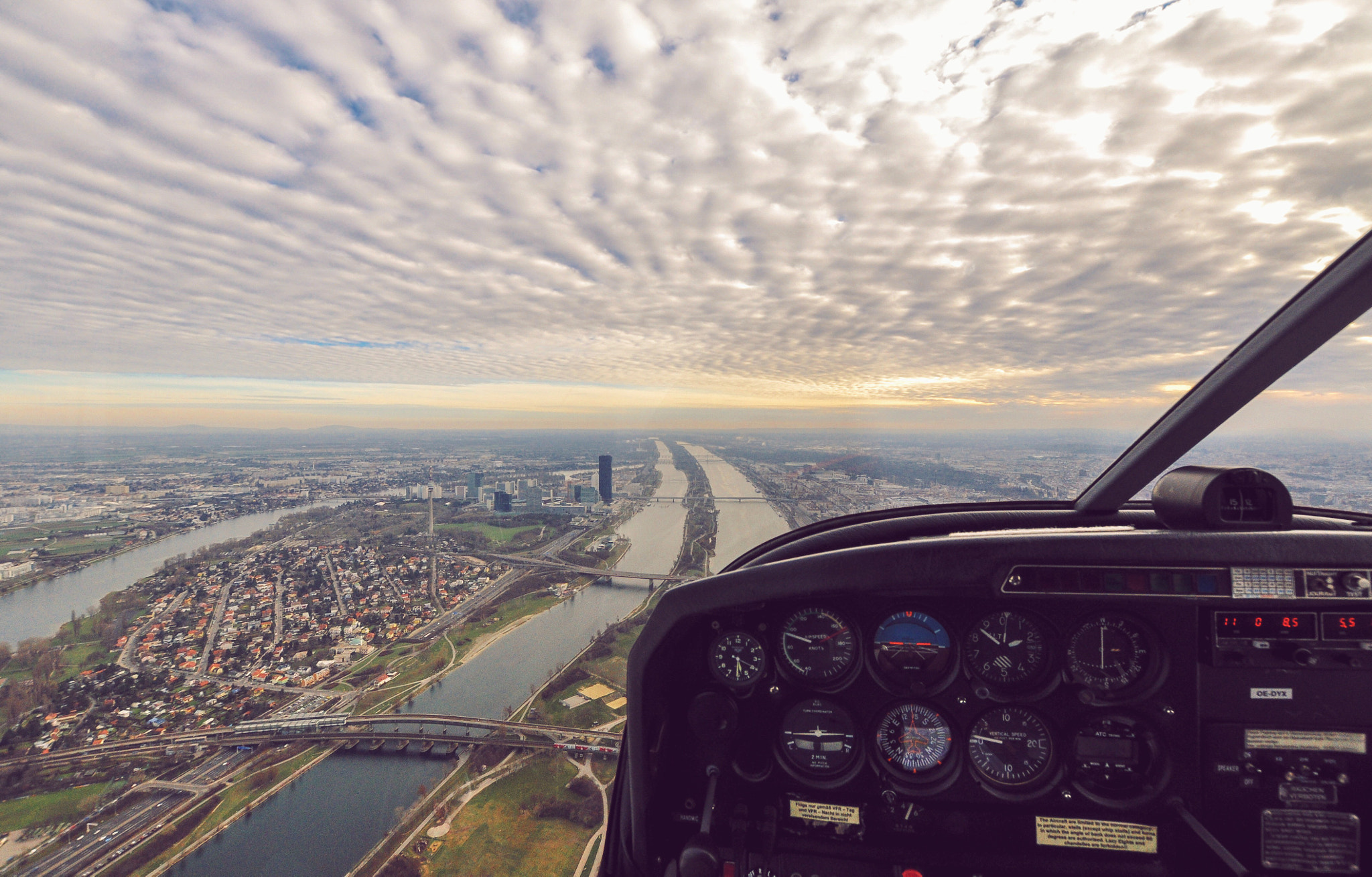 Nikon D90 + Sigma 10-20mm F3.5 EX DC HSM sample photo. Abeam winterly vienna, flying an old robin dr400 photography