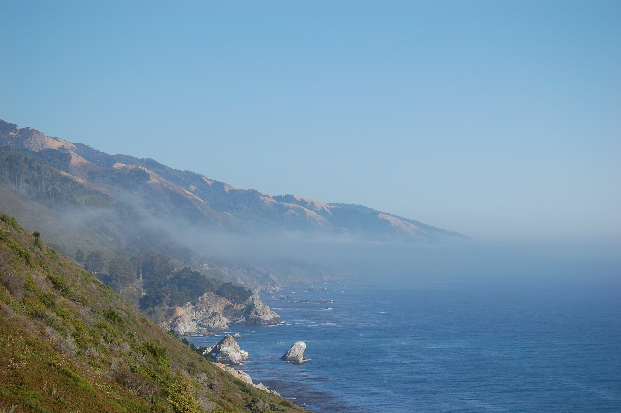 Nikon D50 sample photo. Looking at the pacific coastline photography
