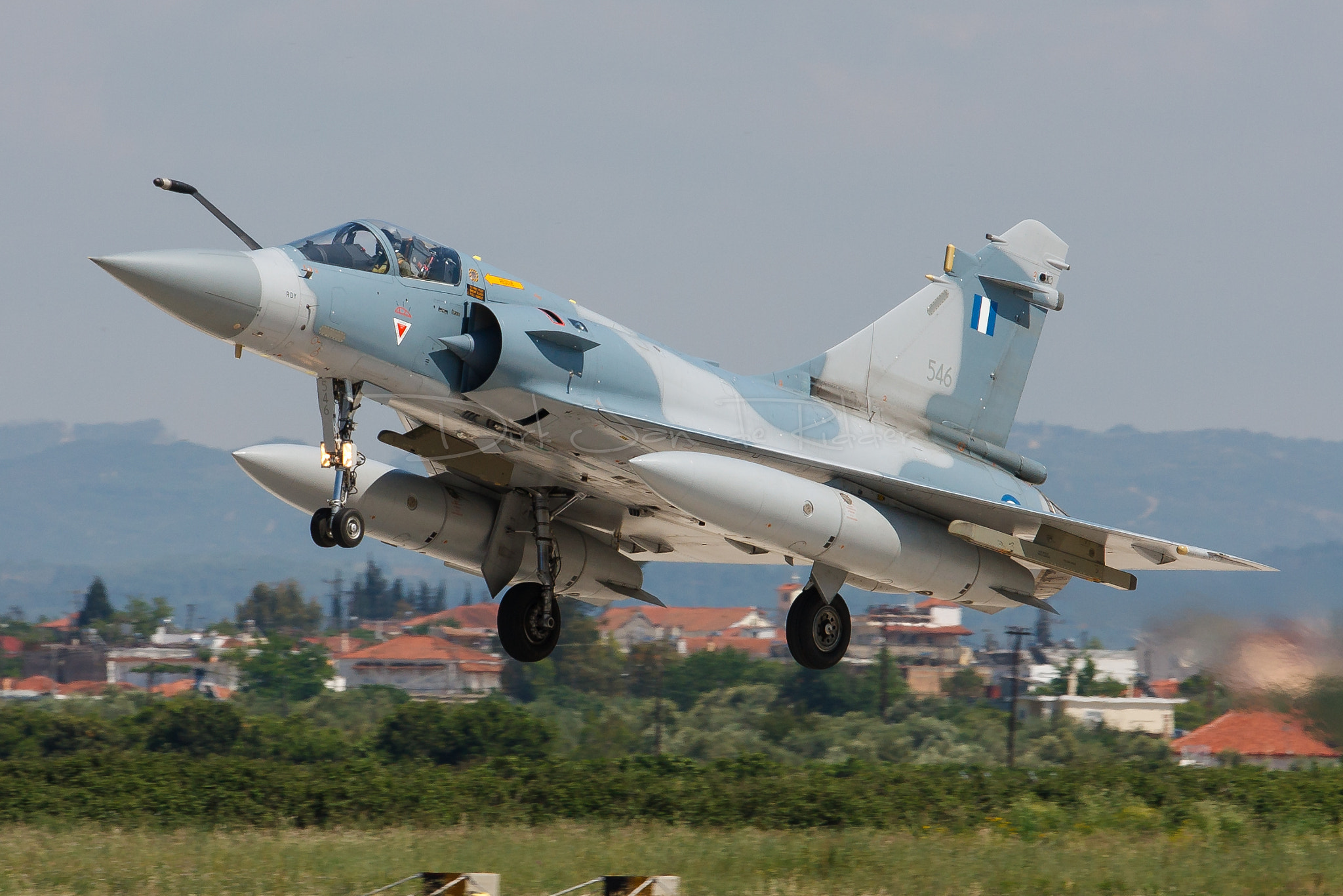 Canon EF 70-200mm F2.8L USM sample photo. Hellenic air force mirage 2000-5eg 546 photography