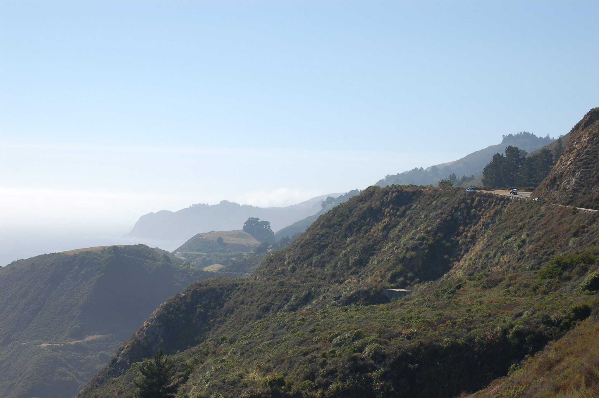 Nikon D50 sample photo. Hills on the pacific coast photography