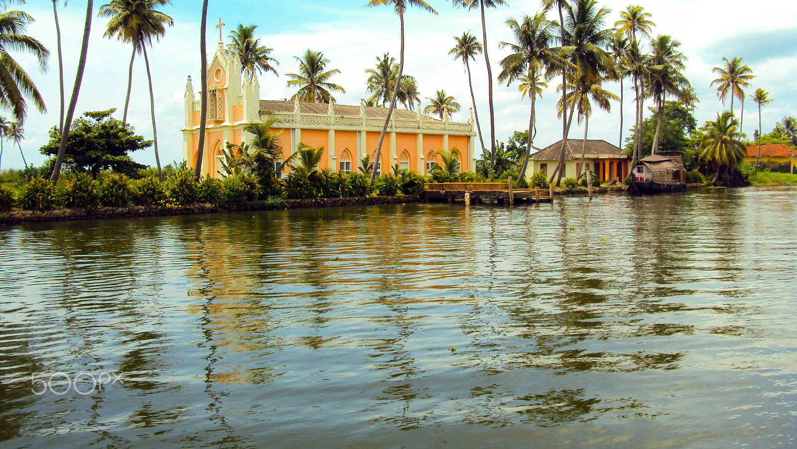 Sony DSC-W180 sample photo. Kerala church in alleppy photography