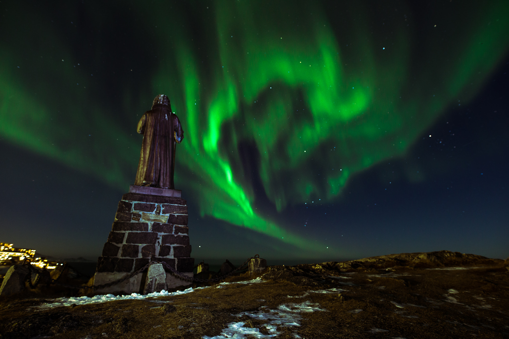 Canon EOS 6D + Sigma 20mm F1.4 DG HSM Art sample photo. Northern light and hans egede photography