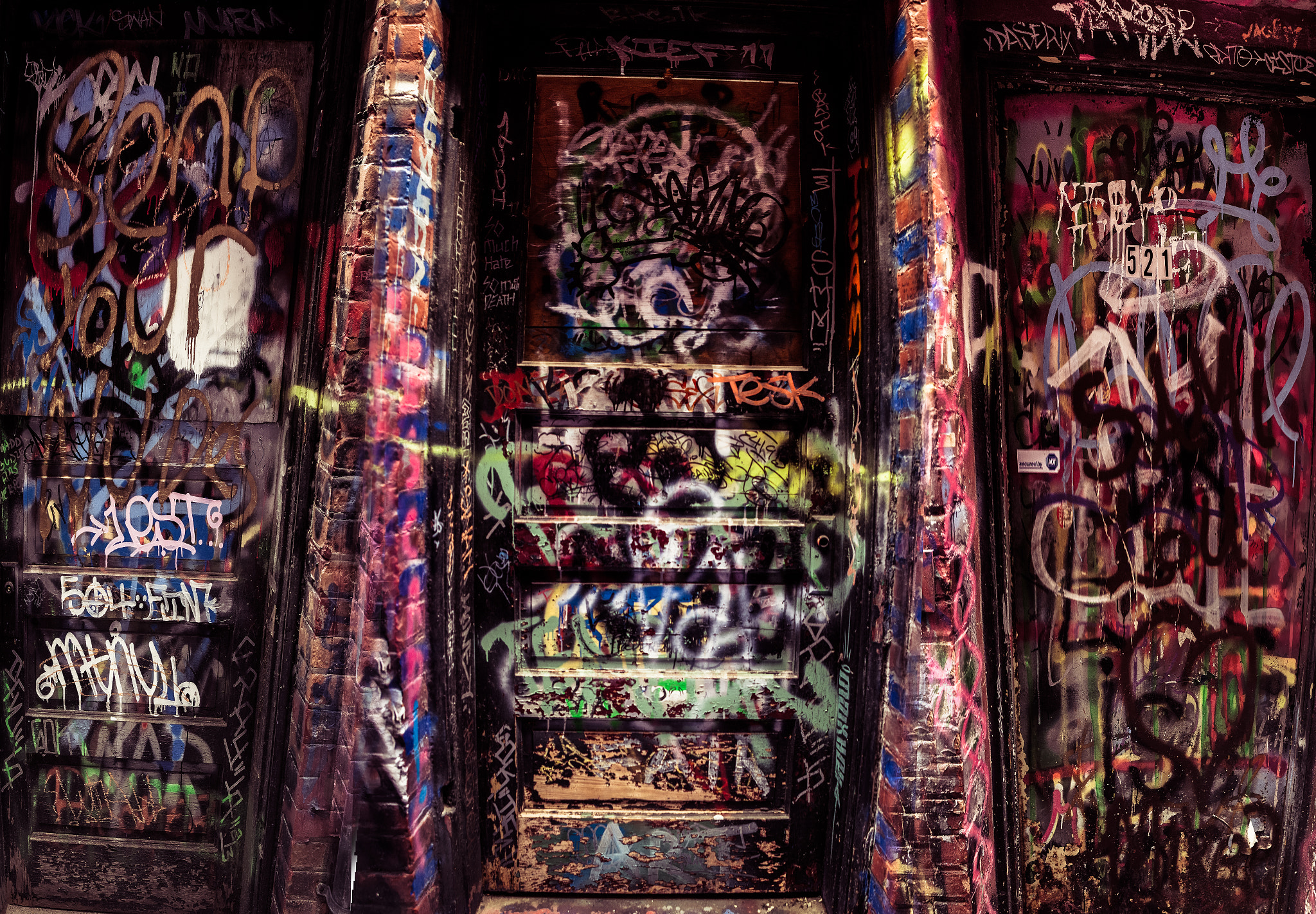 Canon EF 28-80mm f/2.8-4L sample photo. Gnarly door photography
